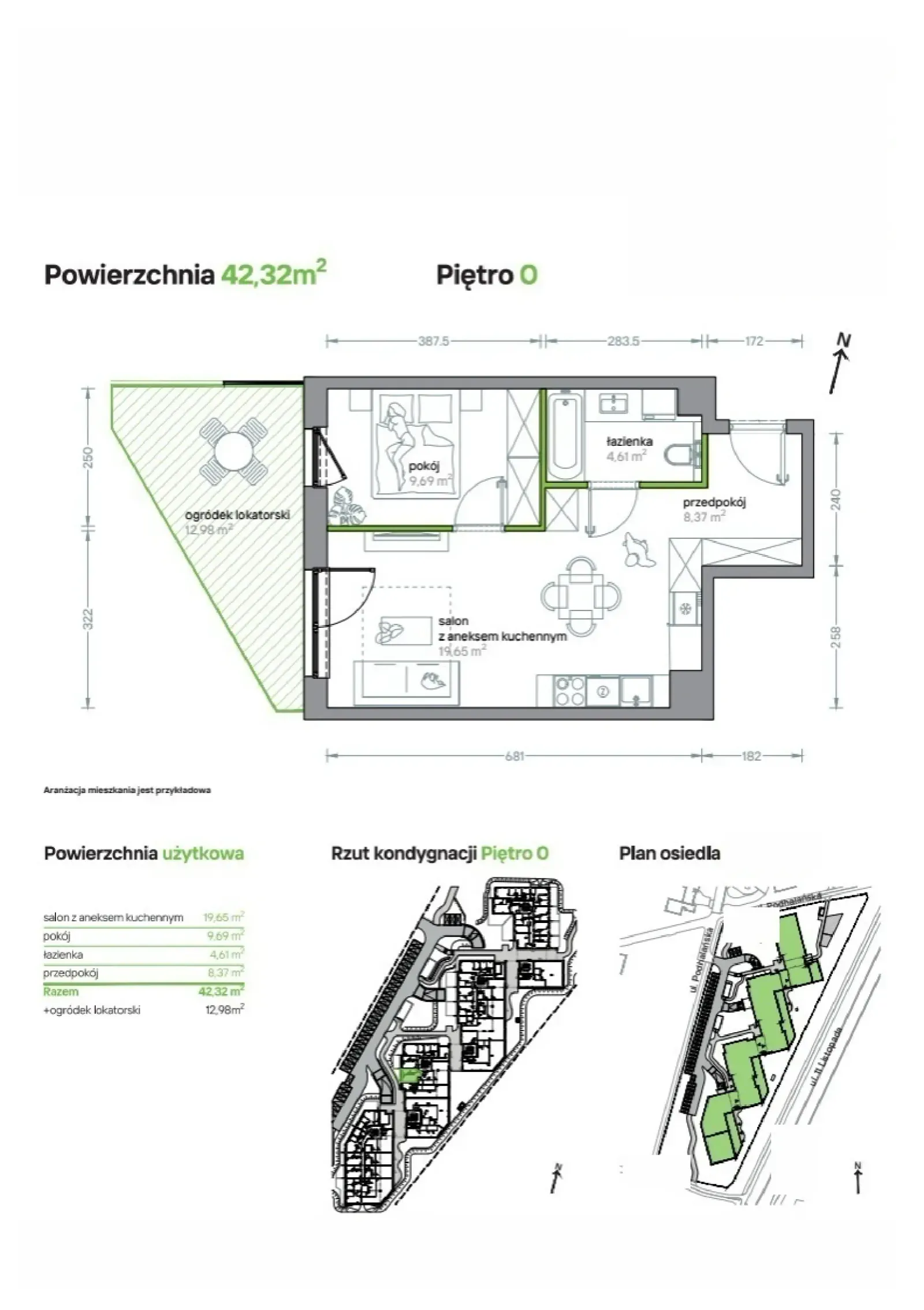 Floor plan: Apartment no. B/KL5/0/02