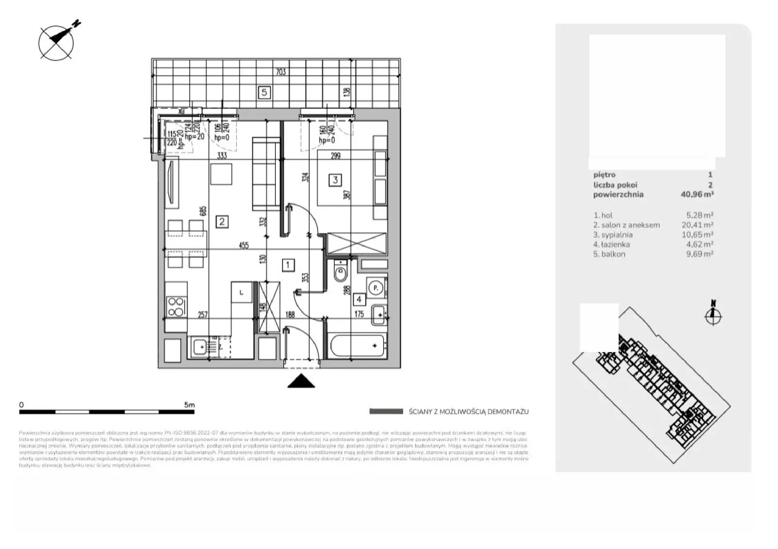 Floor plan: Apartment no. MA002