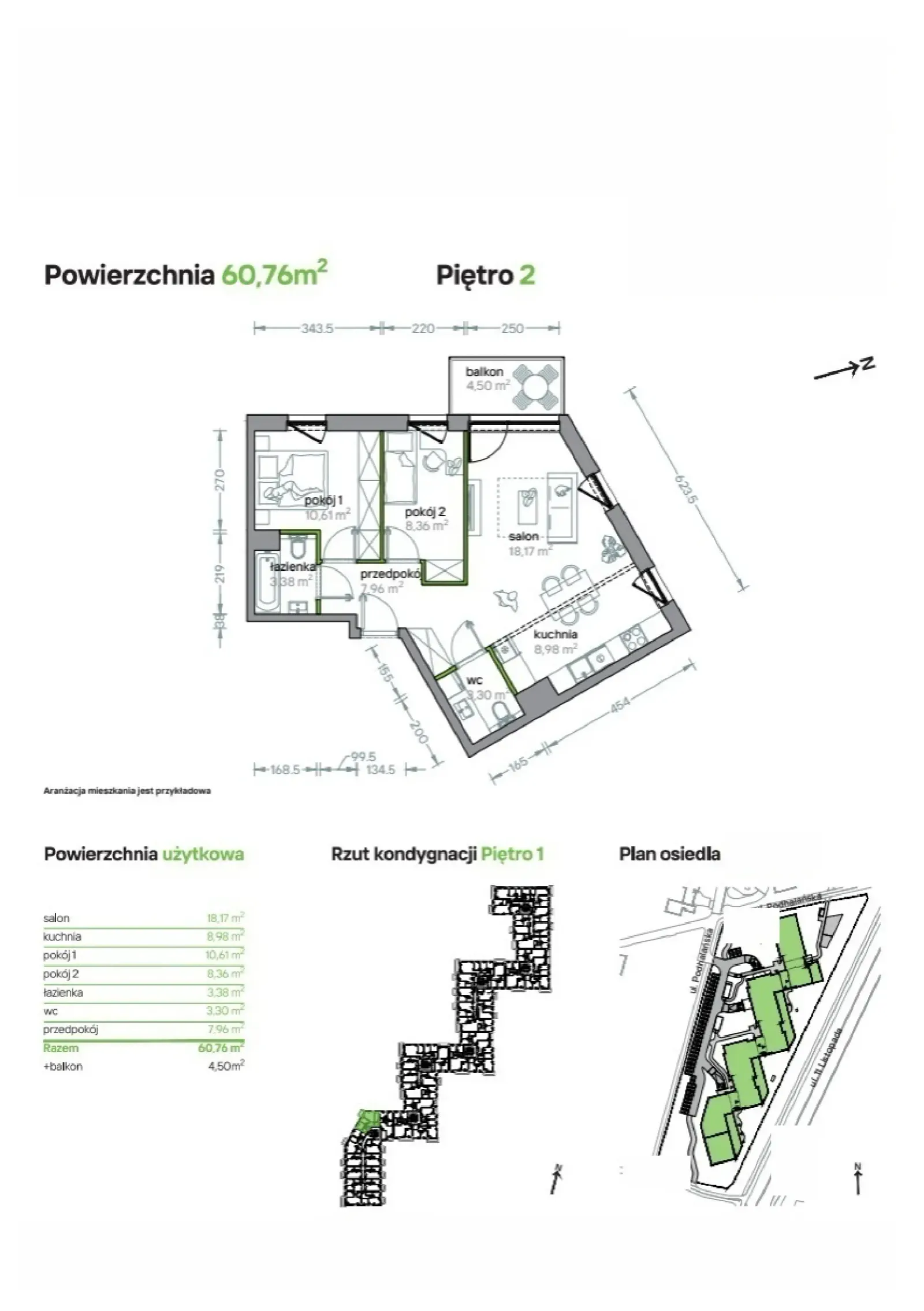 Floor plan: Apartment no. B/KL7/2/01