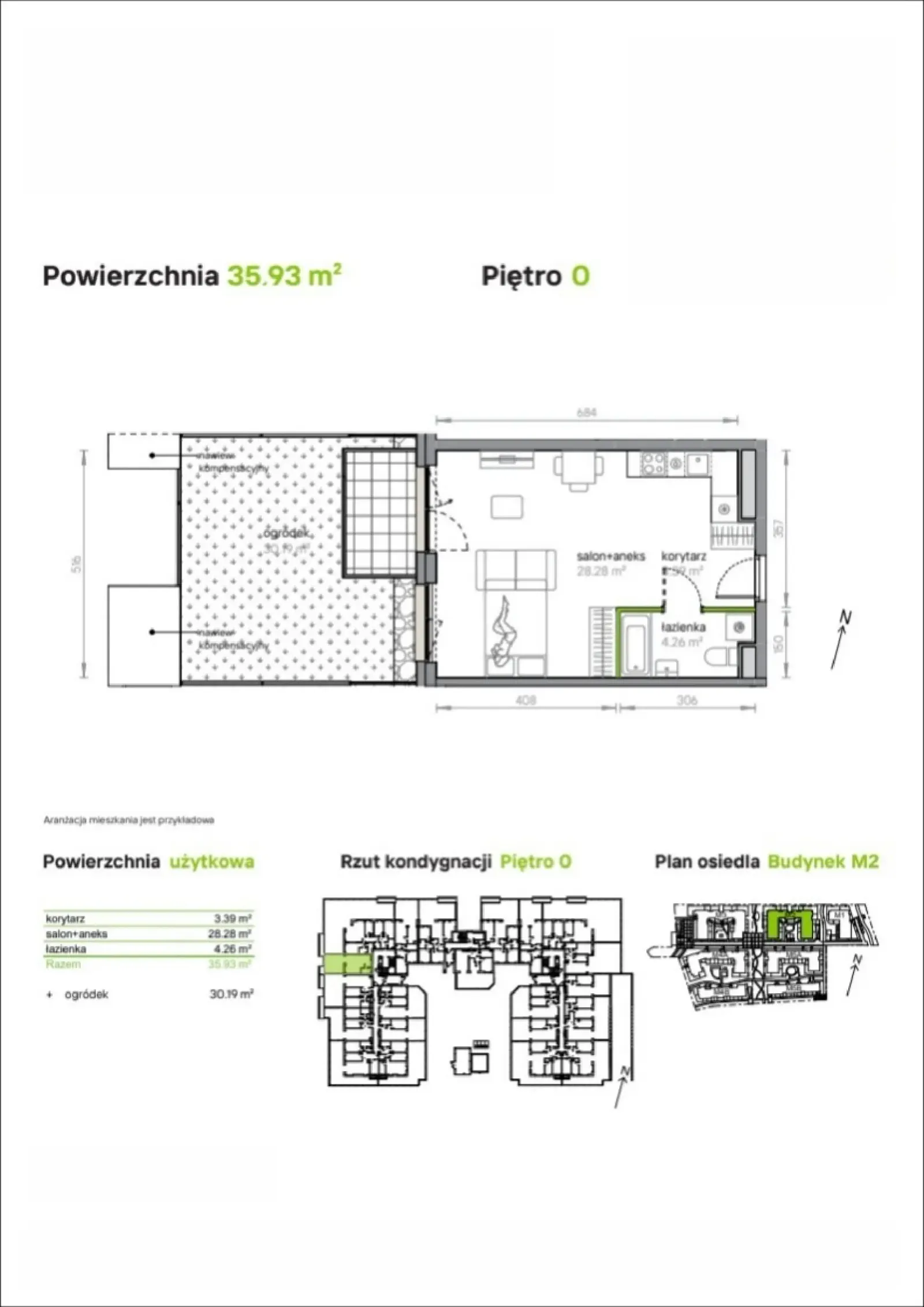 Floor plan: Apartment no. M2/1/0/07