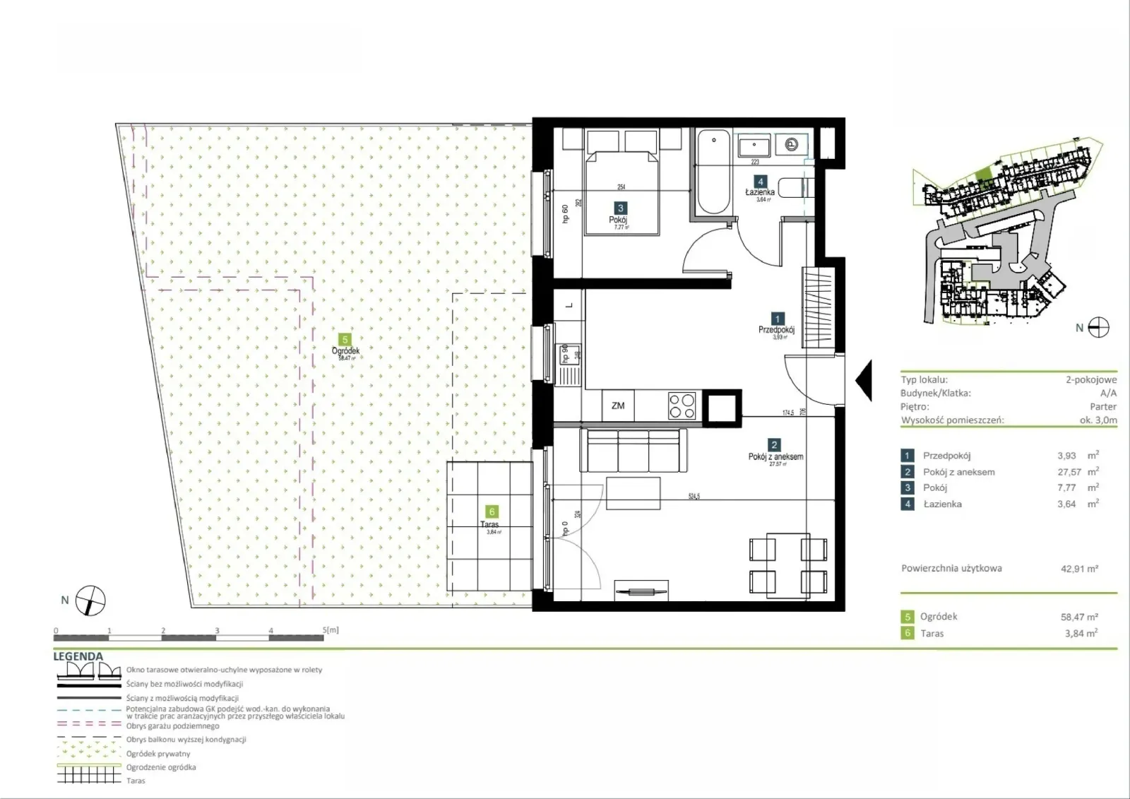 Floor plan: Apartment no. AA0007