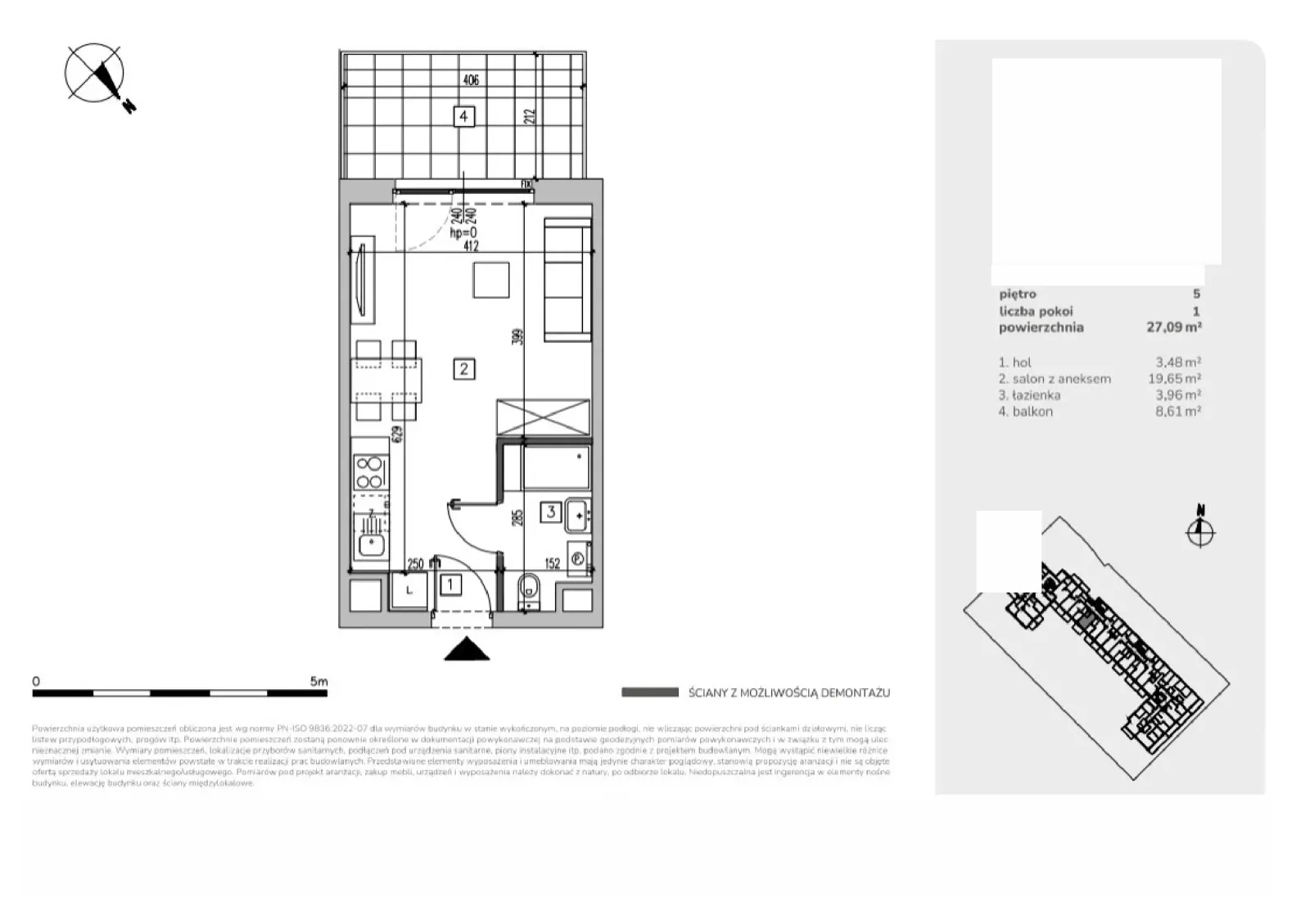 Floor plan: Apartment no. MA056