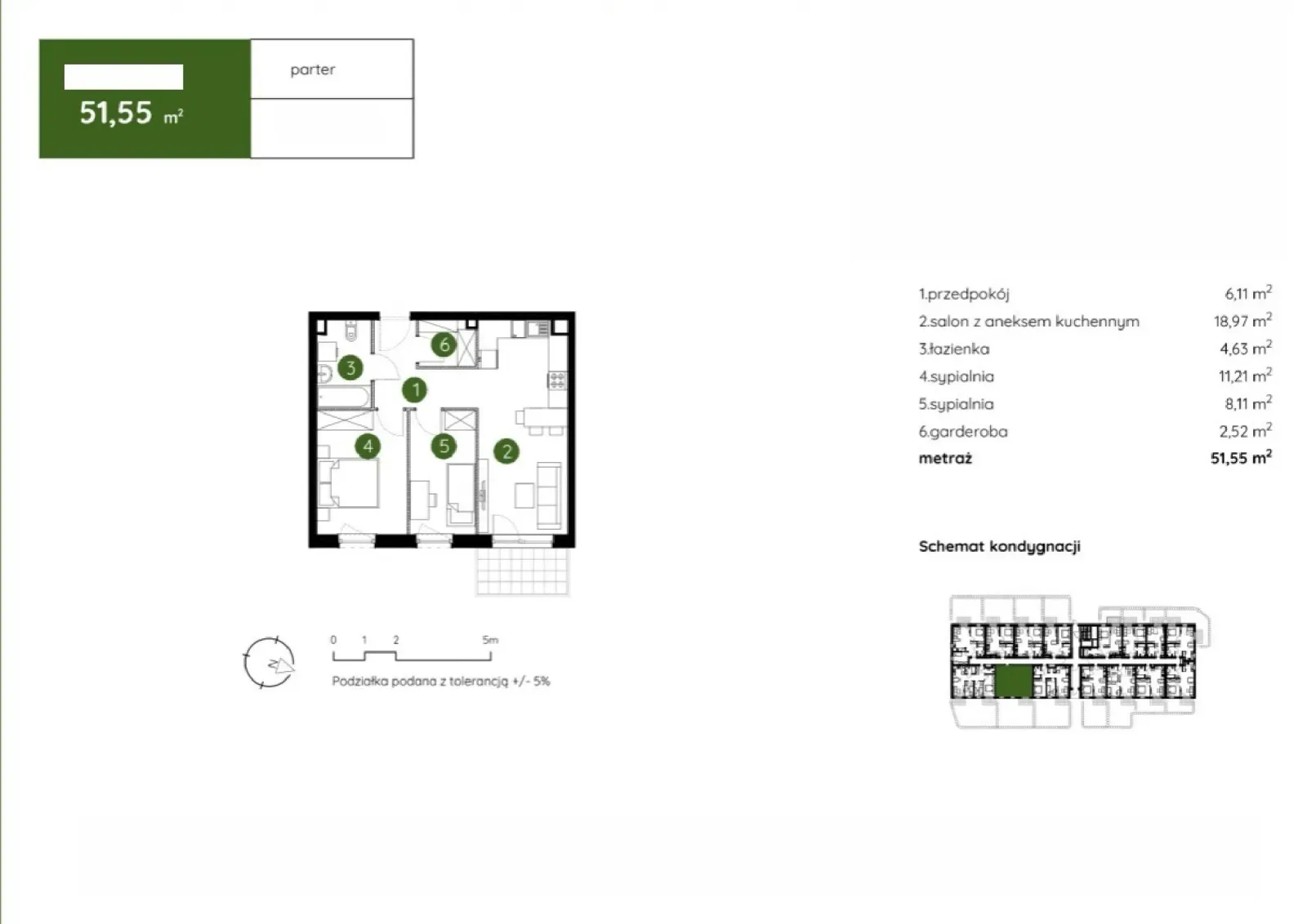 Floor plan: Apartment no. 3.A.0.10