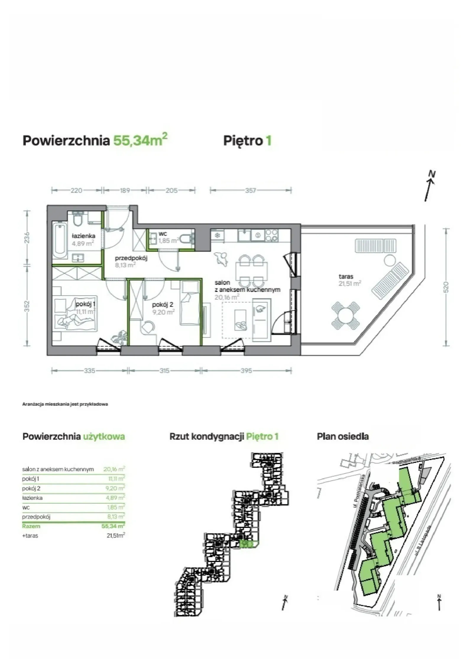 Floor plan: Apartment no. B/KL4/1/03