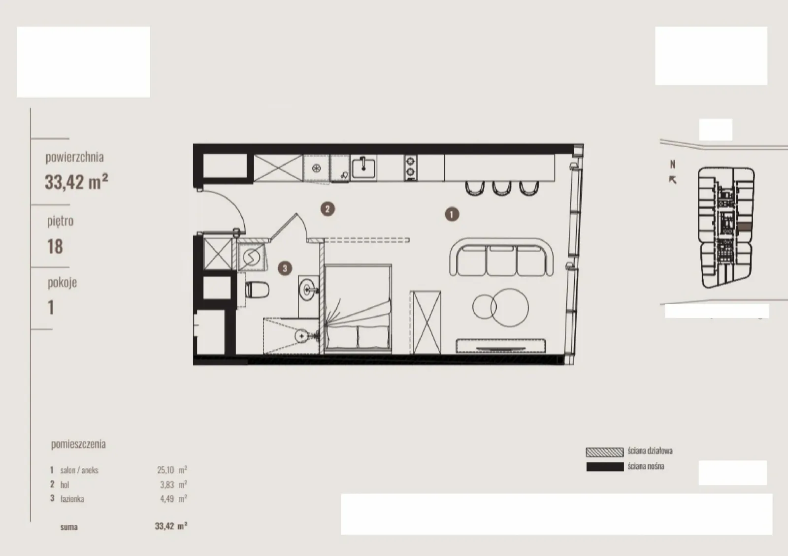 Floor plan: Apartment no. B/18.06