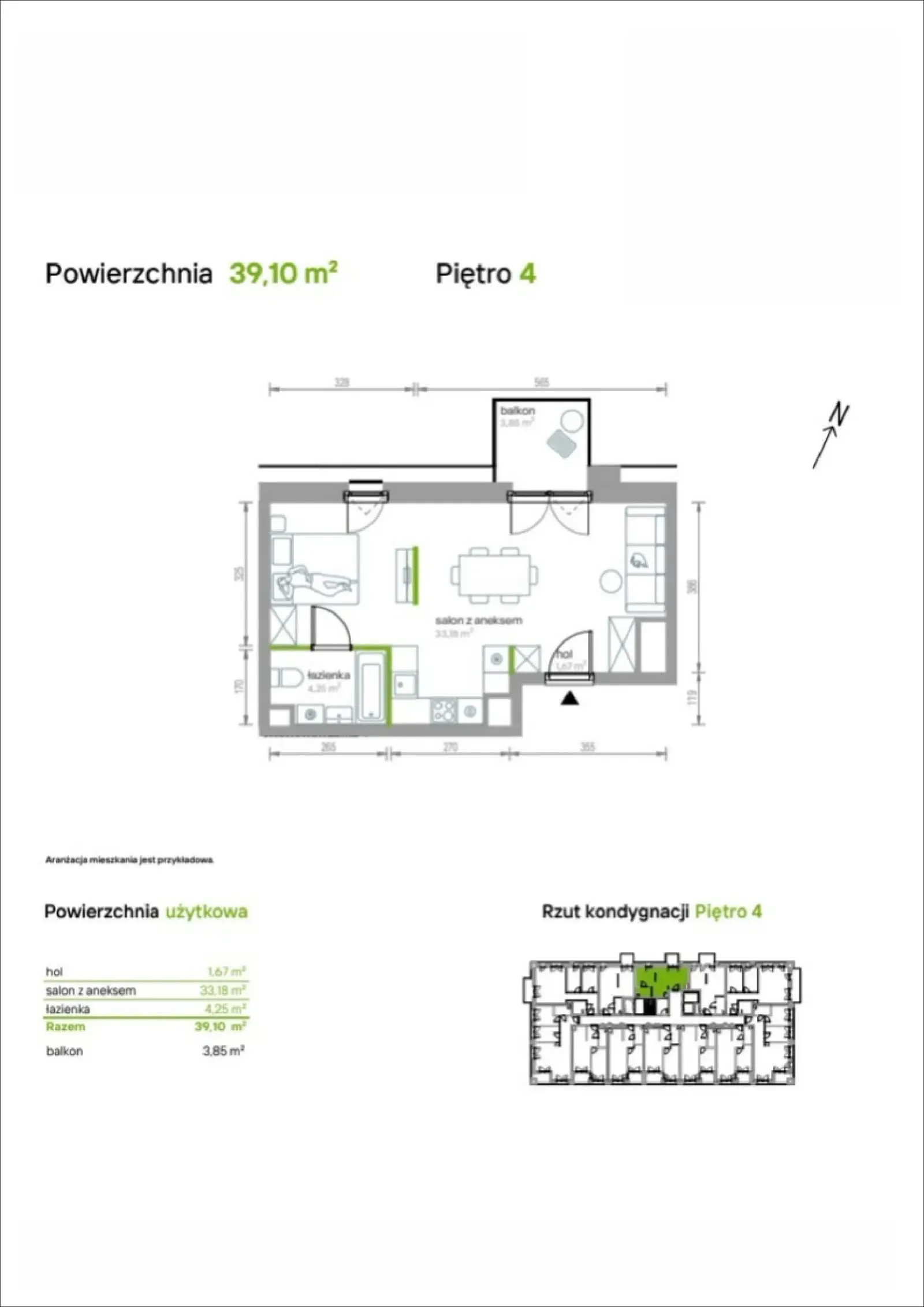 Floor plan: Apartment no. 4/A/09