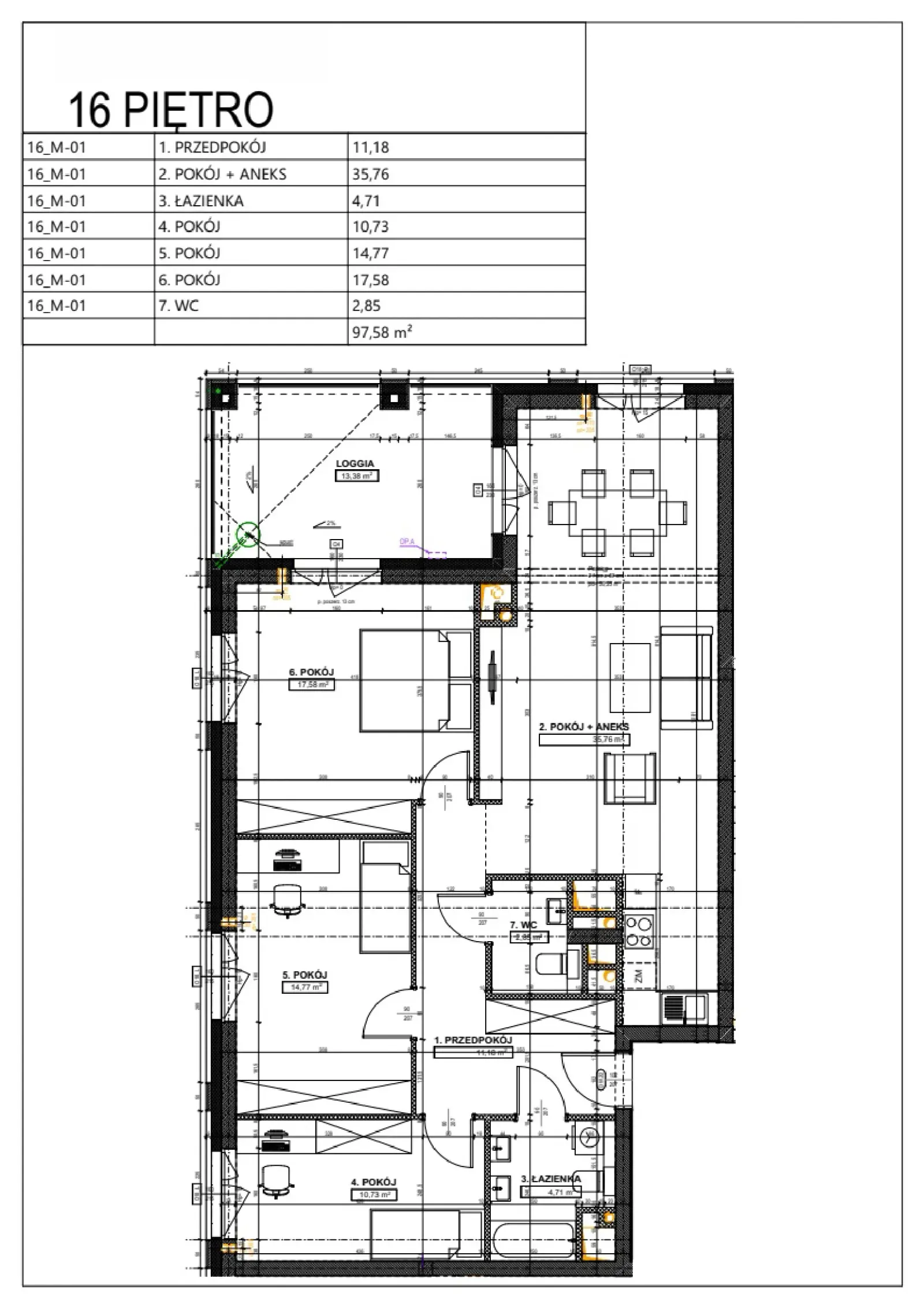 Планування: Квартира № B142