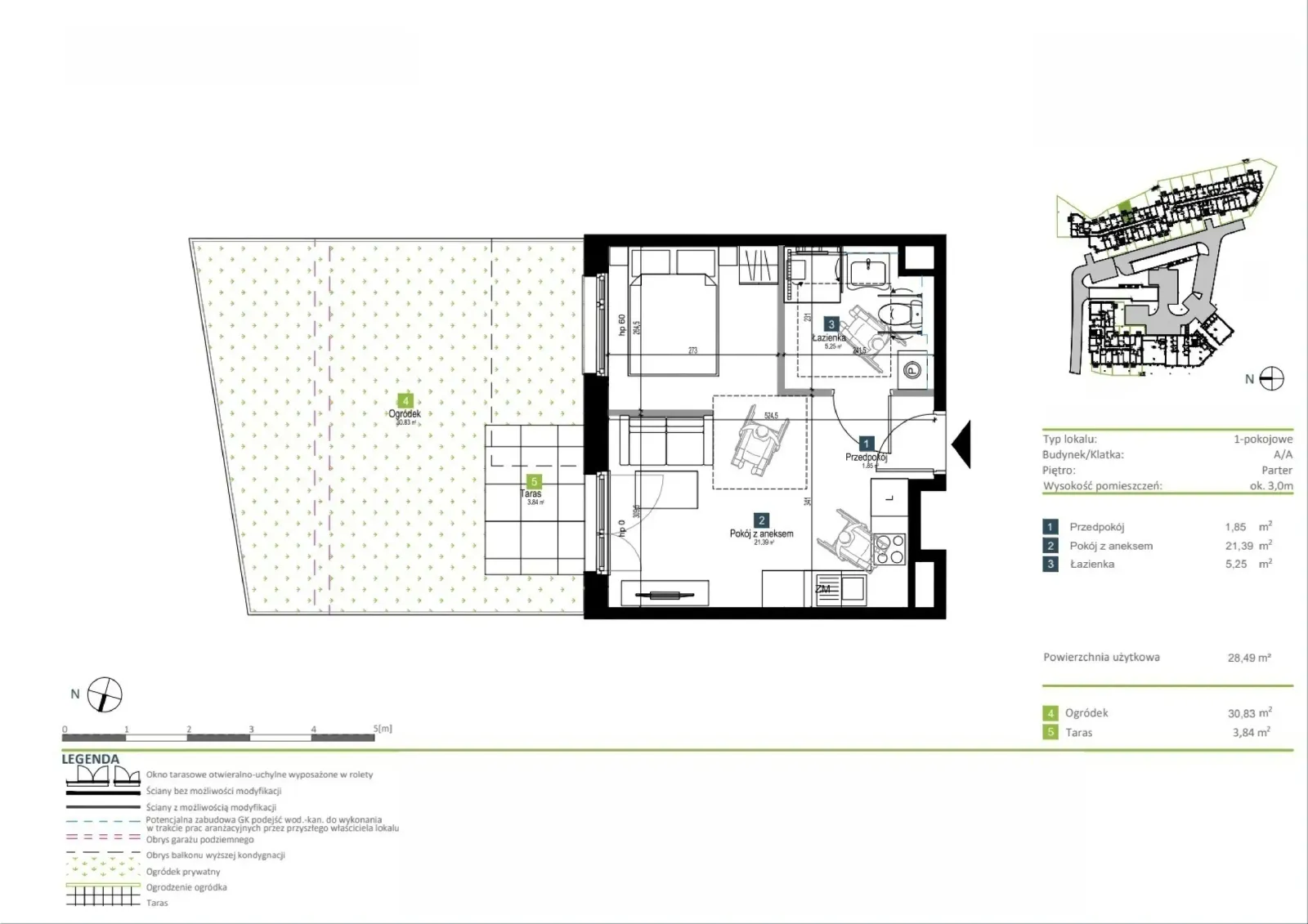 Floor plan: Apartment no. AA0006