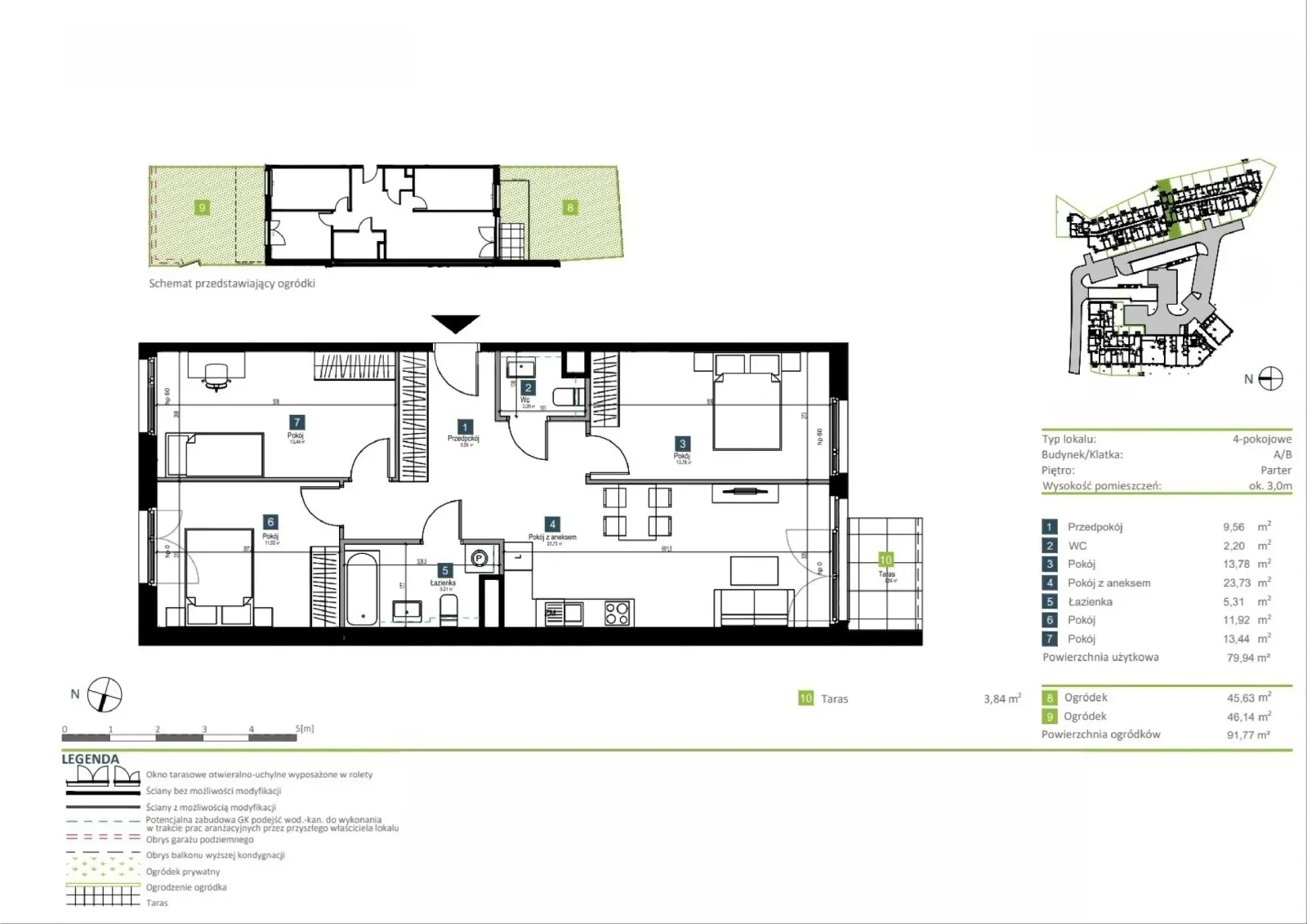 Floor plan: Apartment no. AB0003