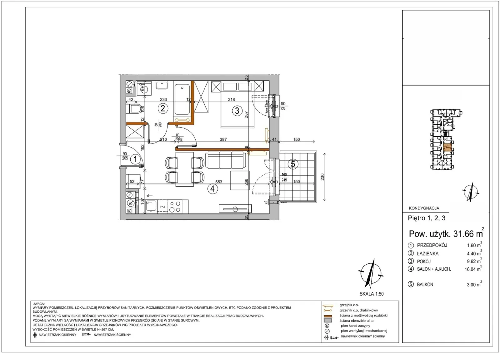 Floor plan: Apartment no. L1-28