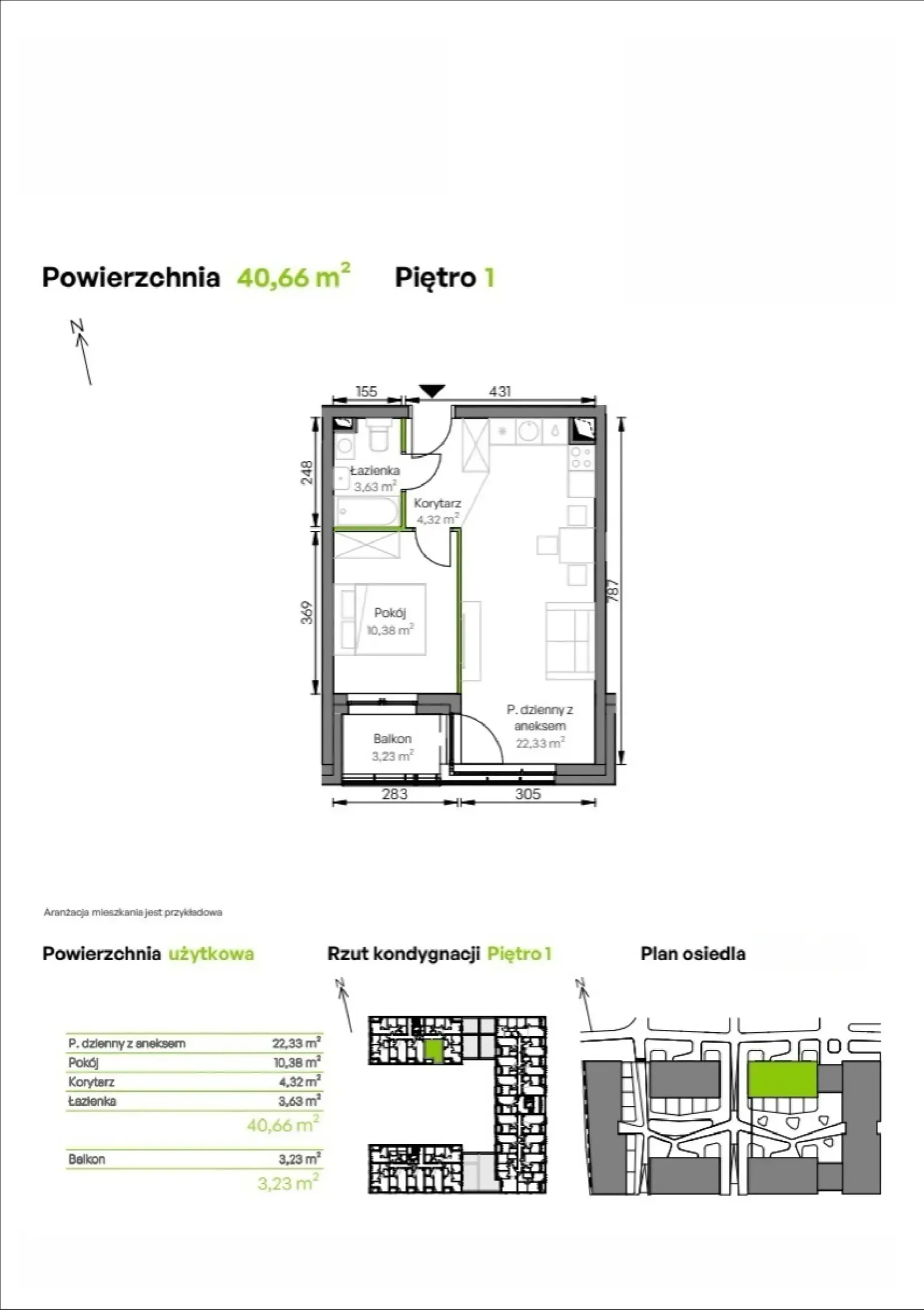 Floor plan: Apartment no. D1/01/08