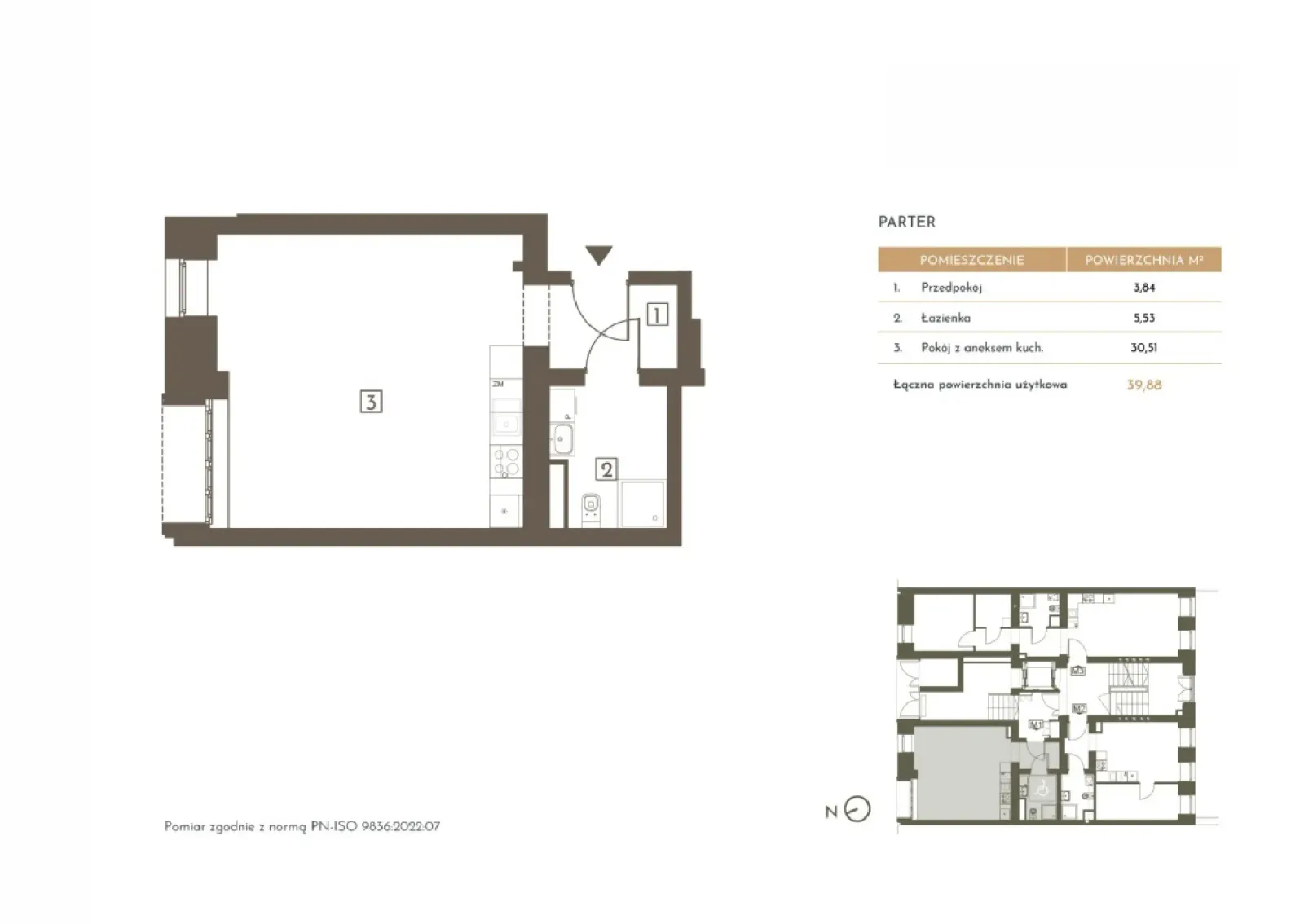 Floor plan: Apartment no. 1