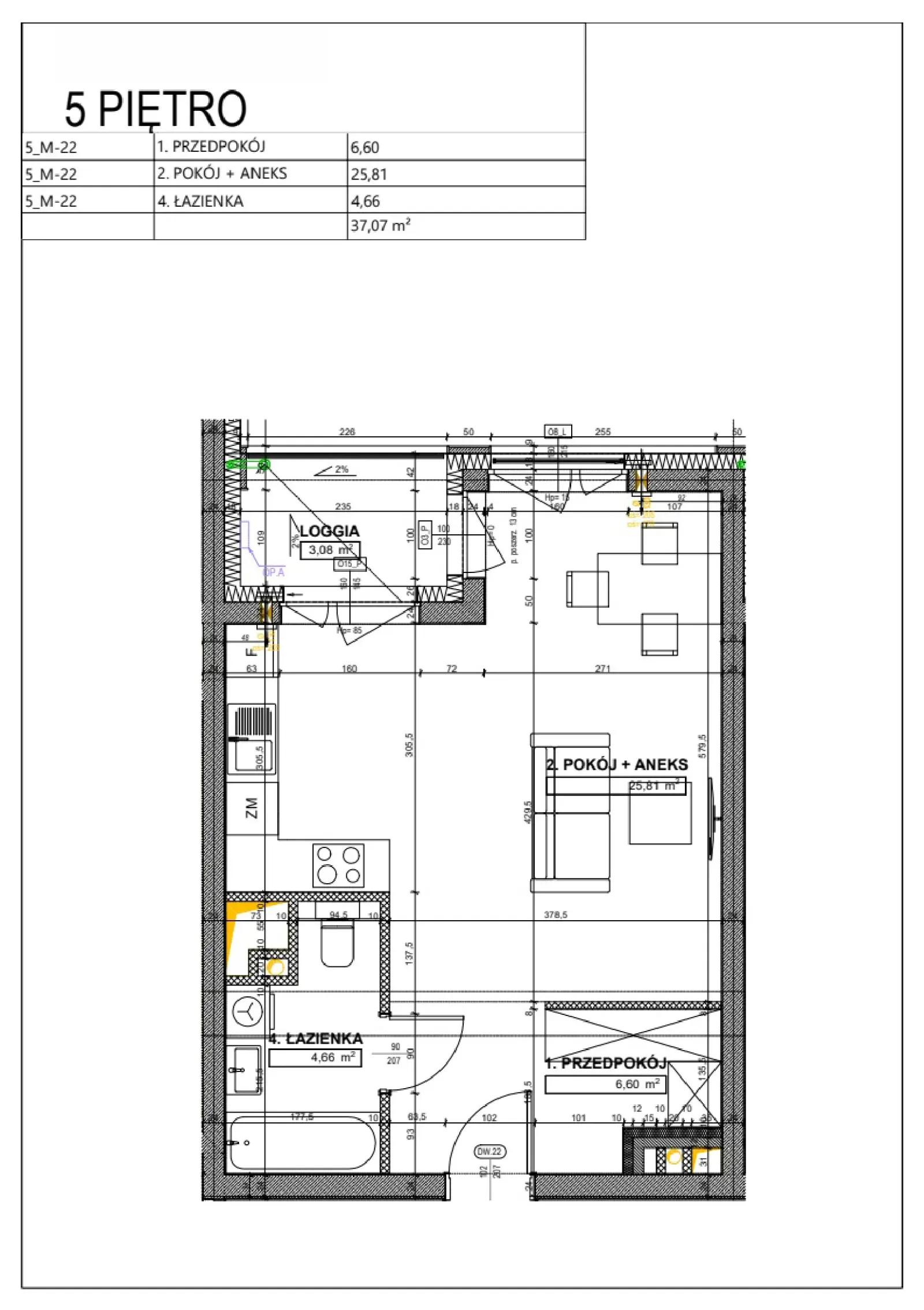 Планування: Квартира № B64