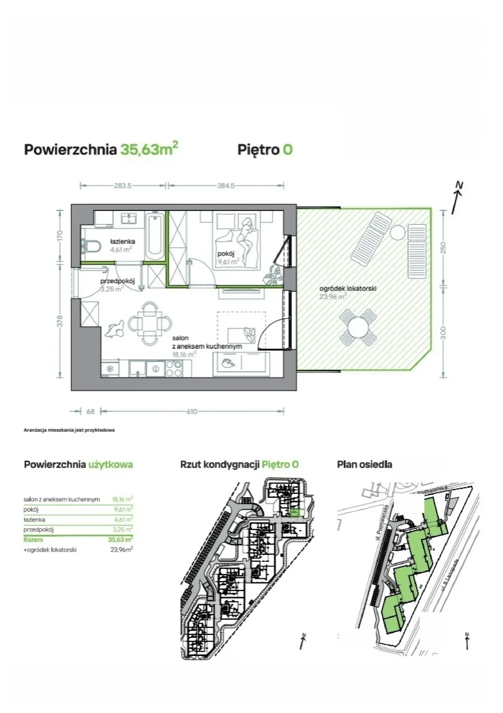 Floor plan: Apartment no. B/KL1/0/06