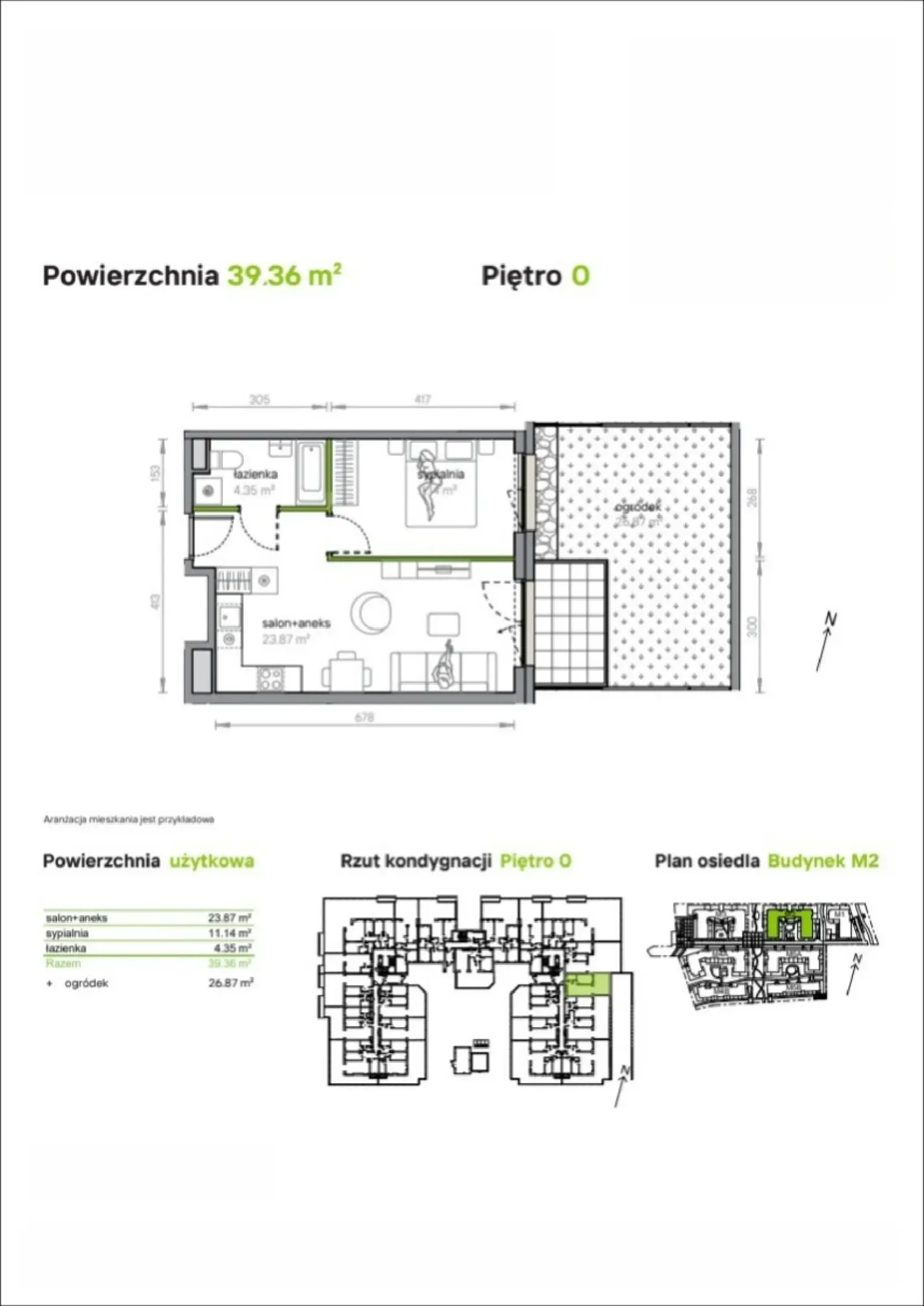 Floor plan: Apartment no. M2/3/0/06