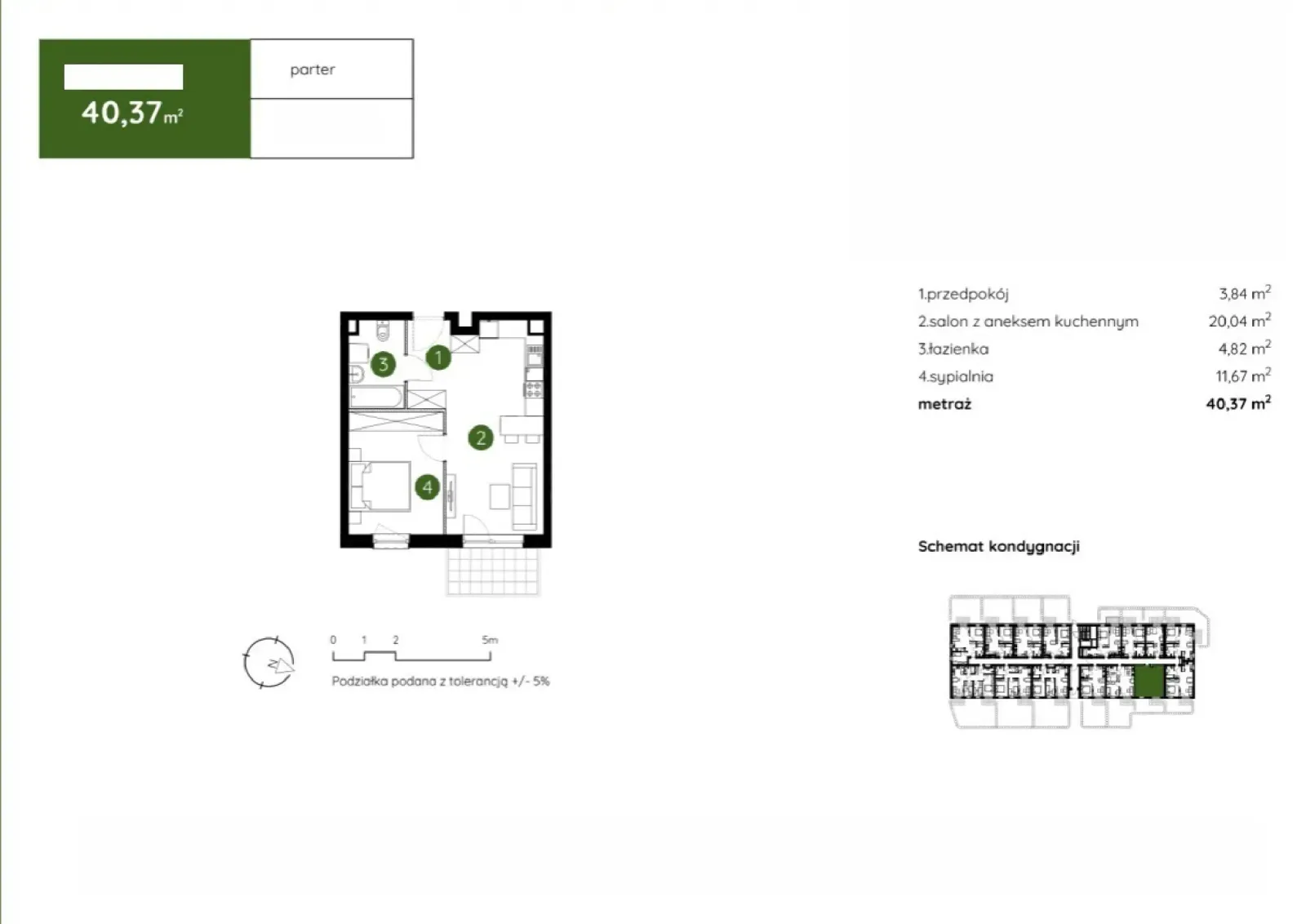 Floor plan: Apartment no. 3.A.0.06
