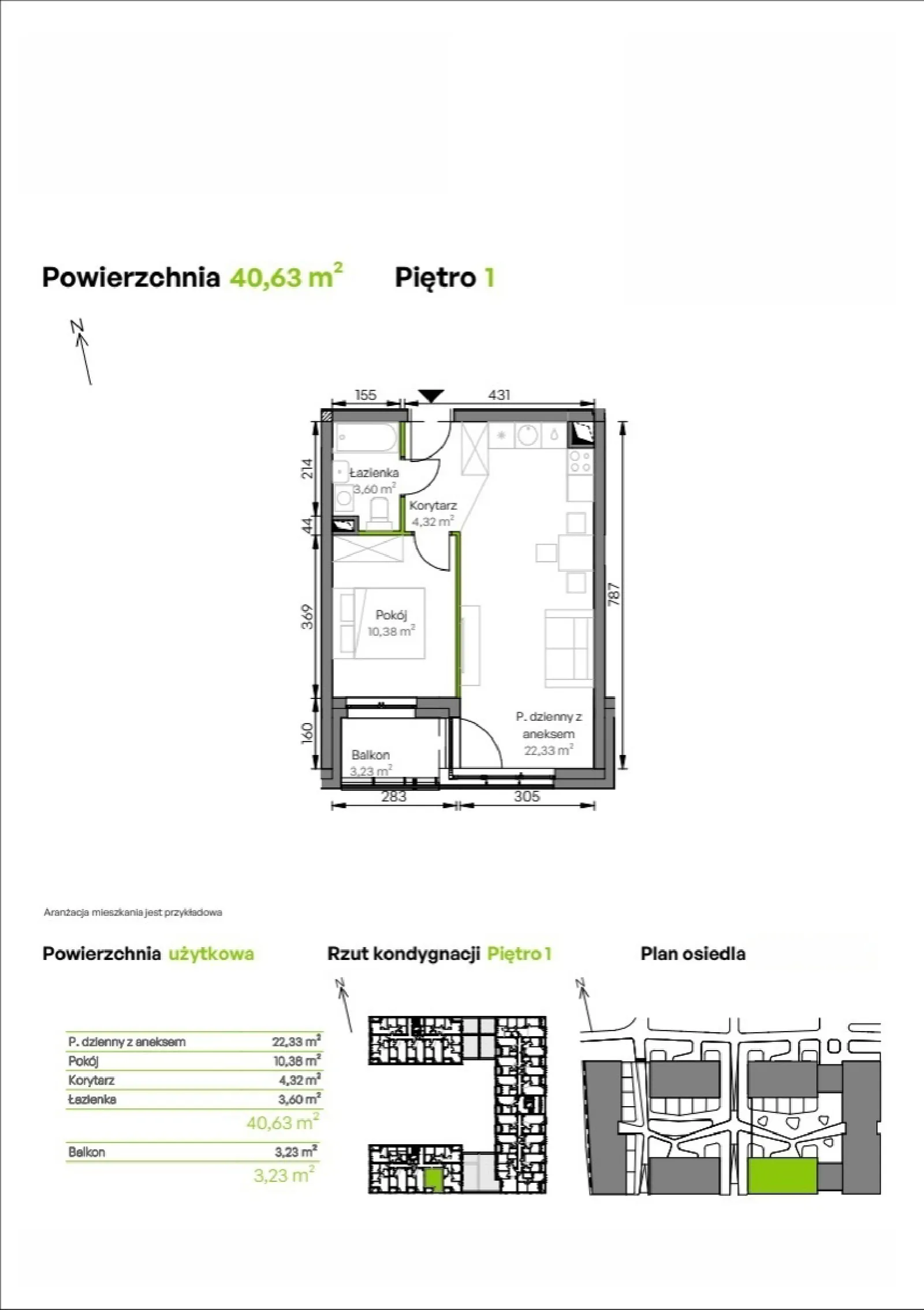 Floor plan: Apartment no. D3/01/08