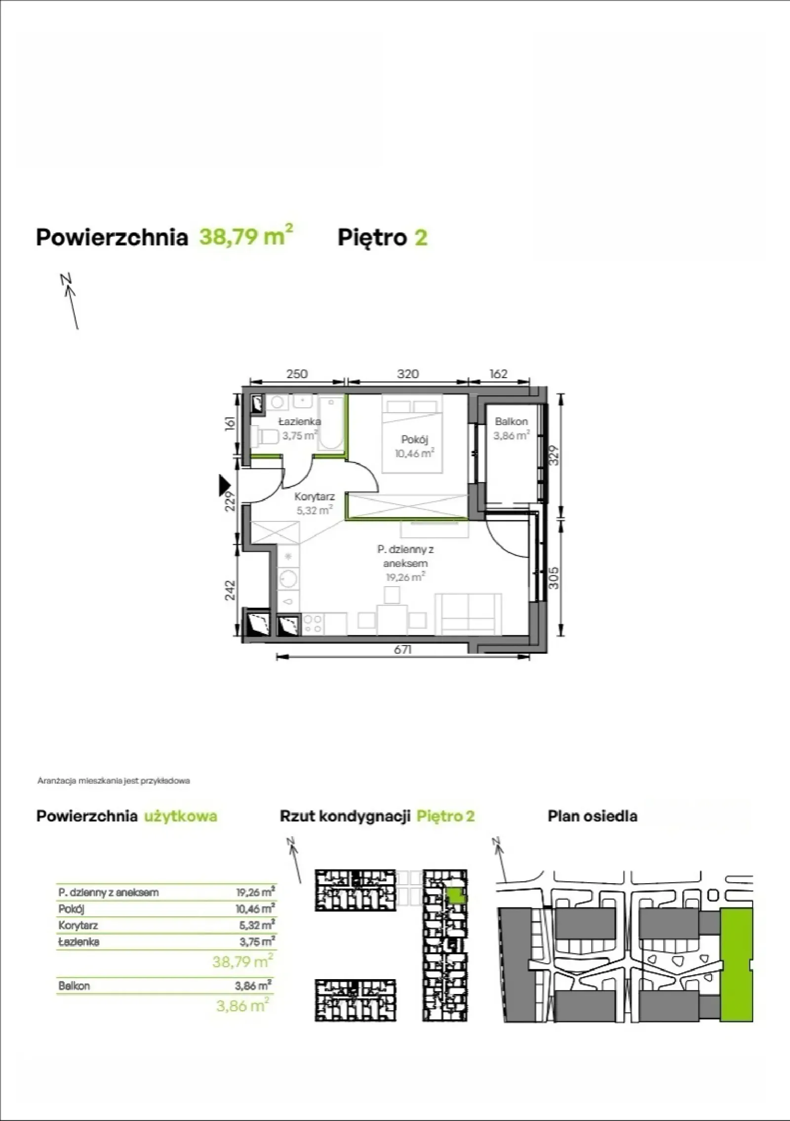 Floor plan: Apartment no. D2/02/28