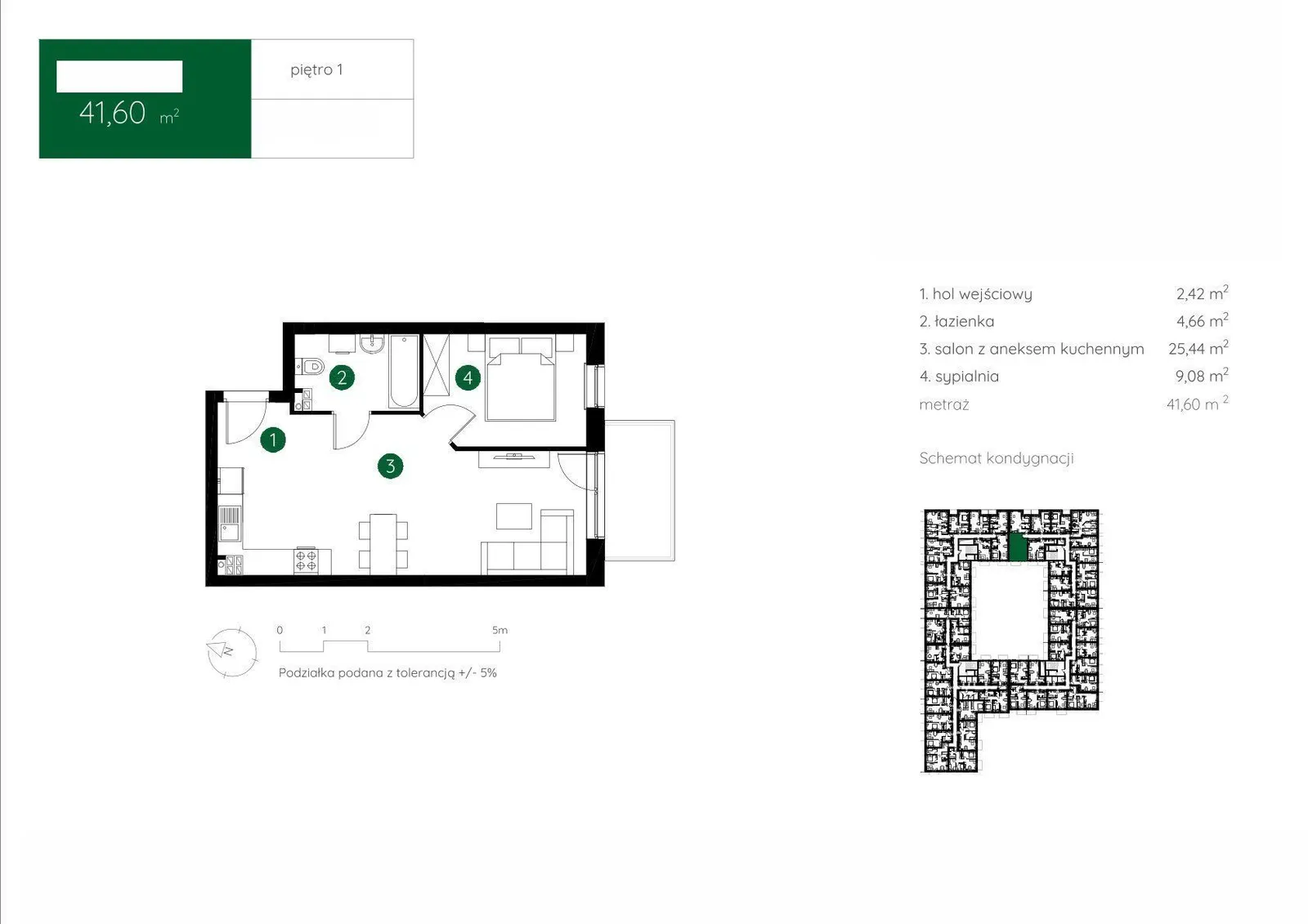 Floor plan: Apartment no. 1.C.1.02