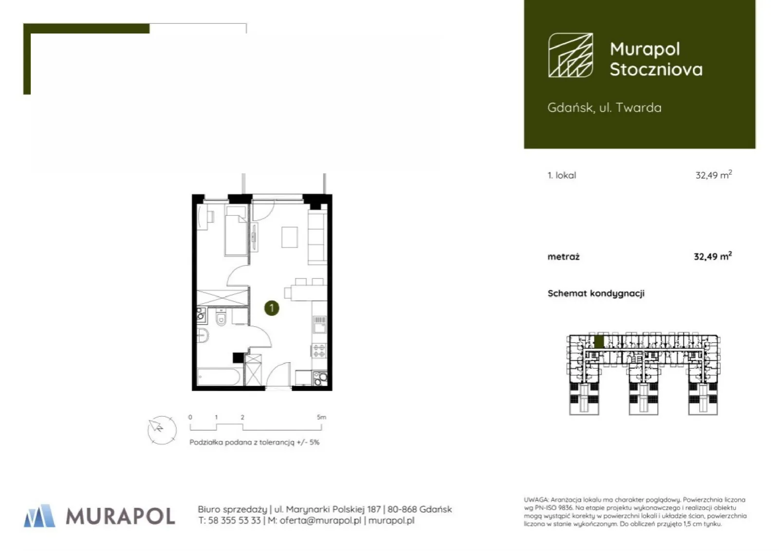 Floor plan: Apartment no. 3.B.5.10