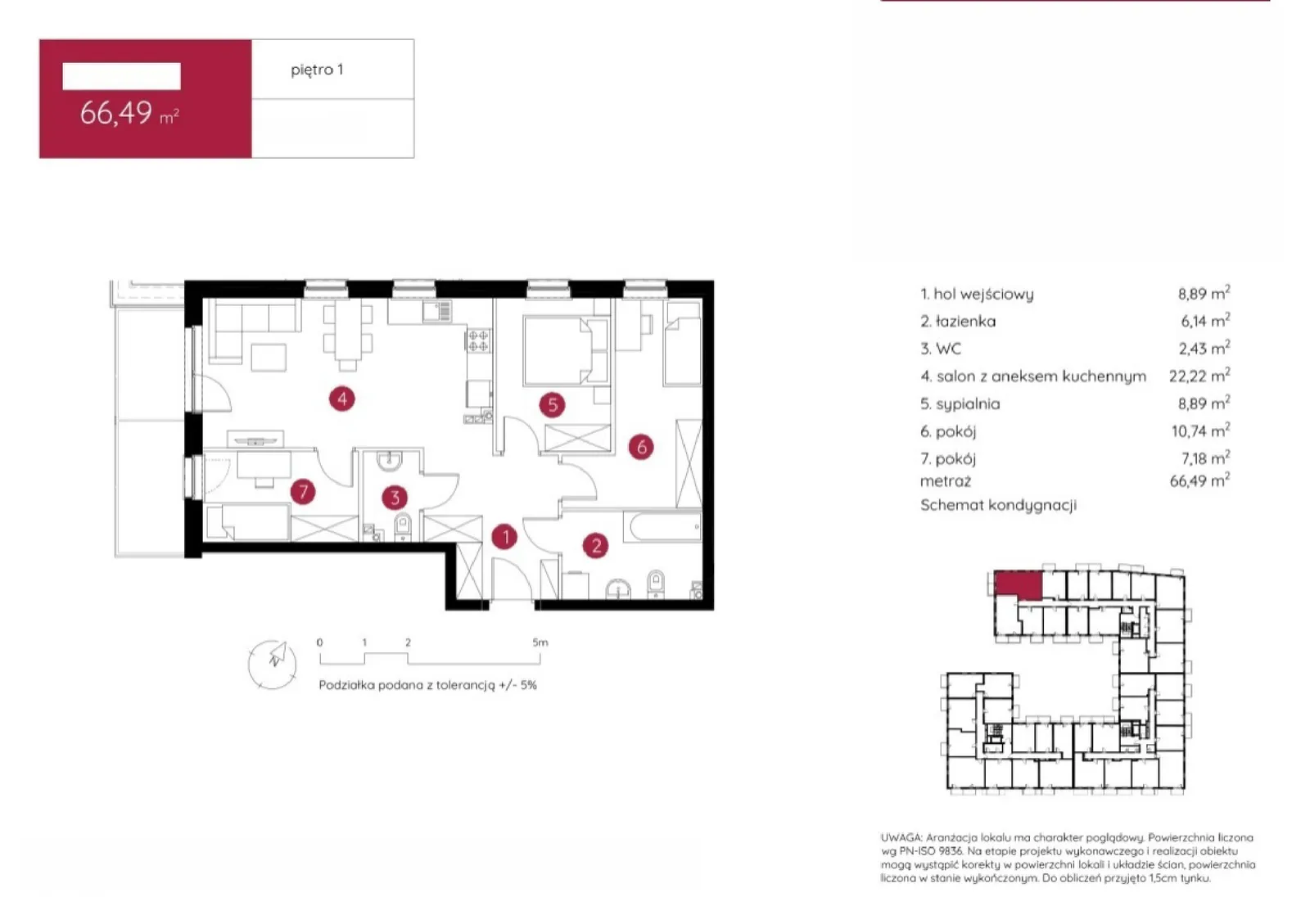 Floor plan: Apartment no. 1.C.1.06