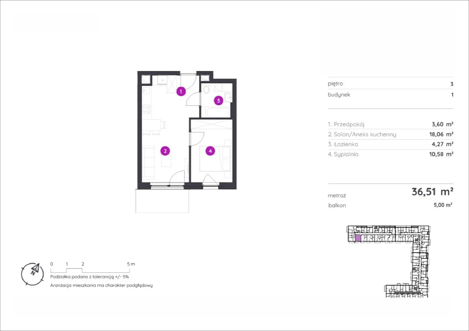 Floor plan: Apartment no. 1.A.3.09