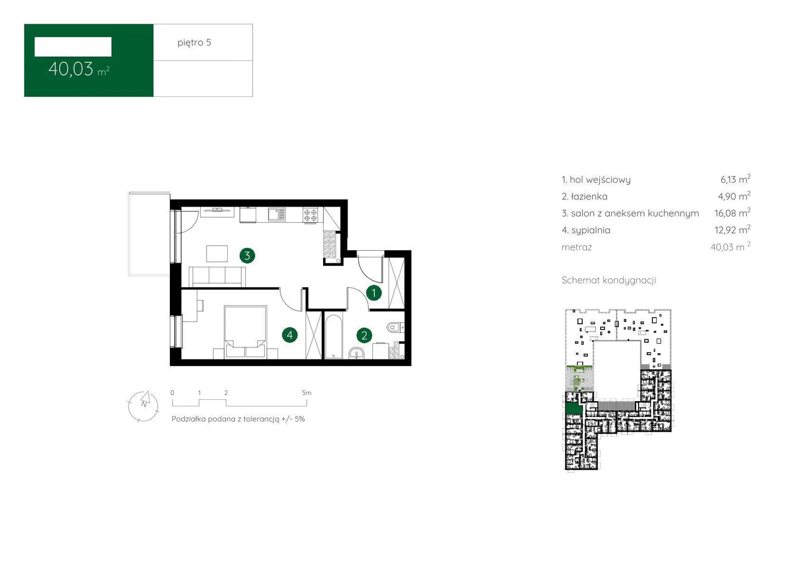 Floor plan: Apartment no. 1.A.5.11