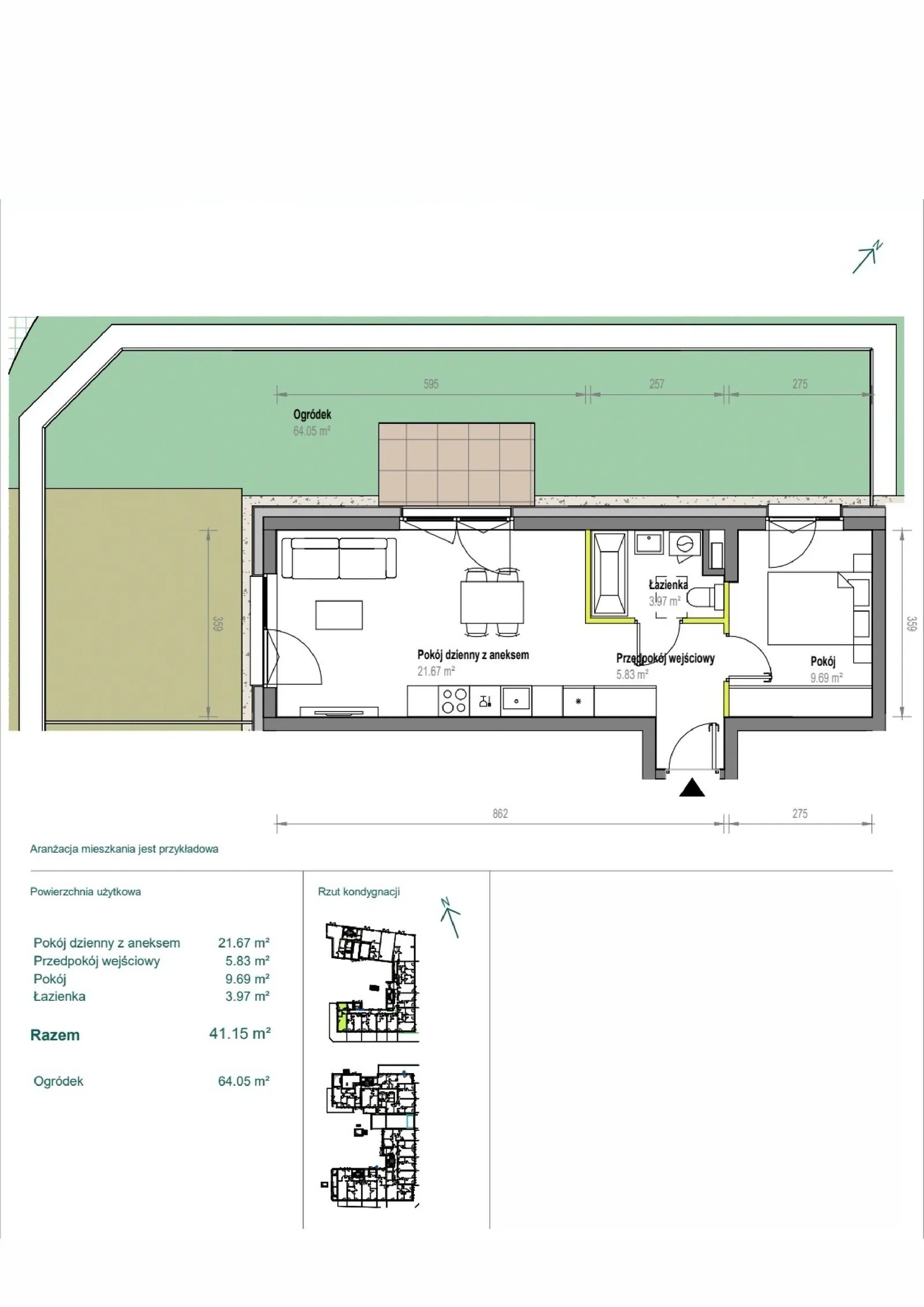 Floor plan: Apartment no. A/2/28