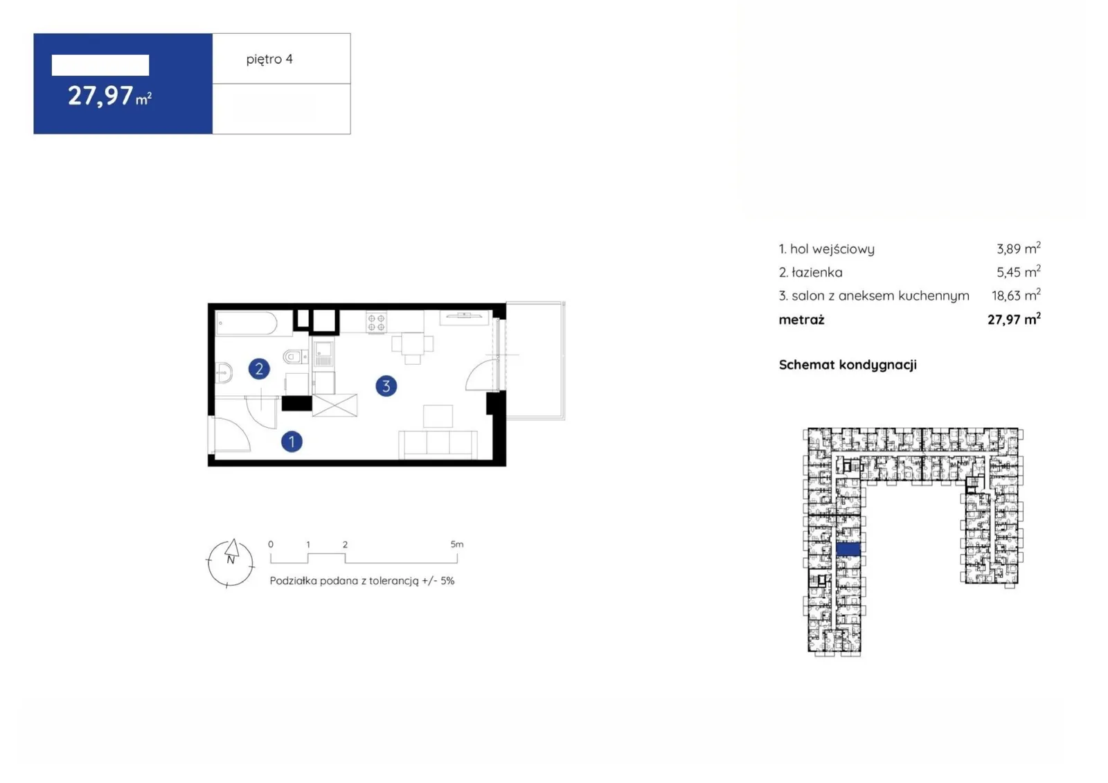 Floor plan: Apartment no. 1.A.4.07