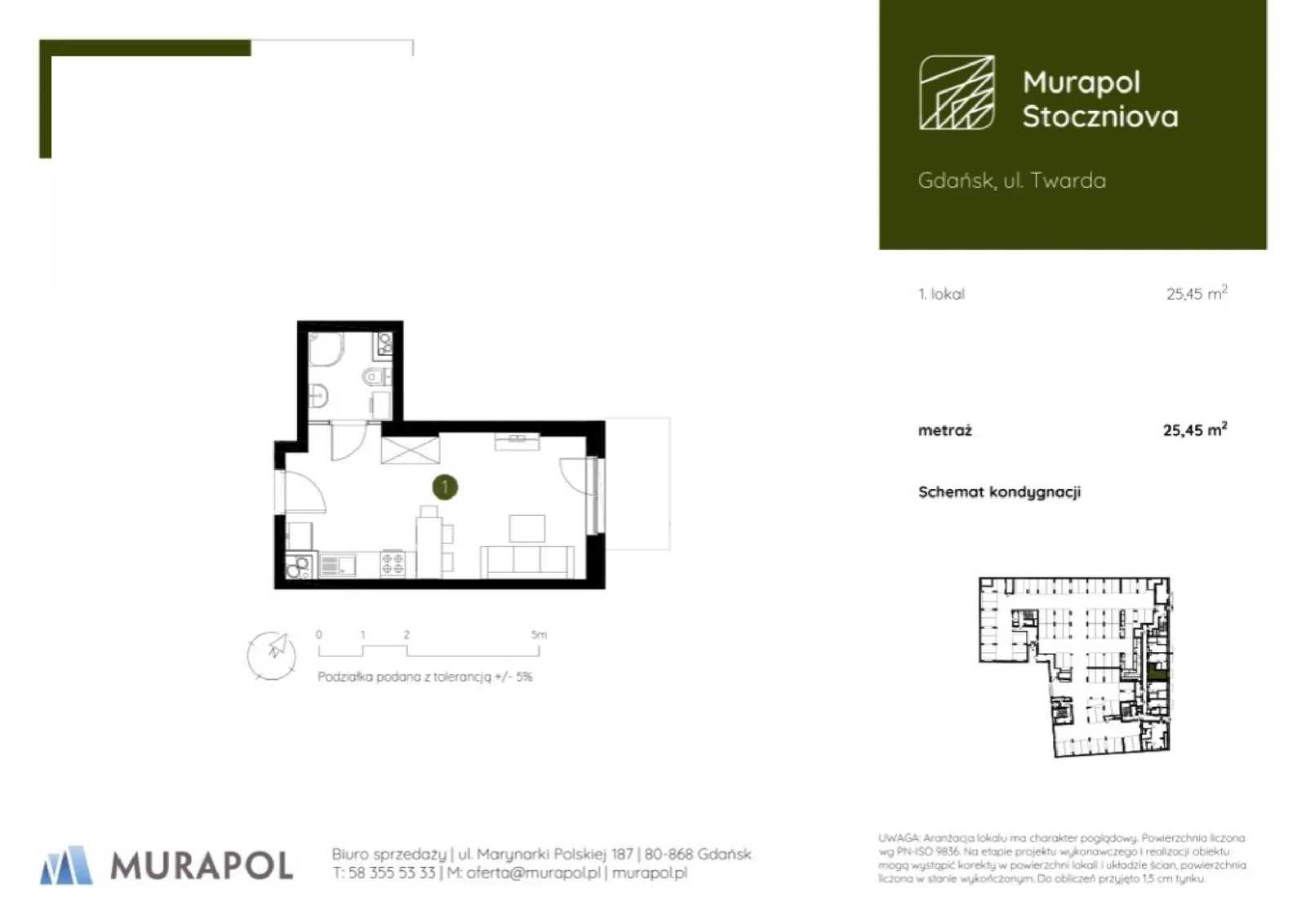 Floor plan: Apartment no. 2.B.0.03