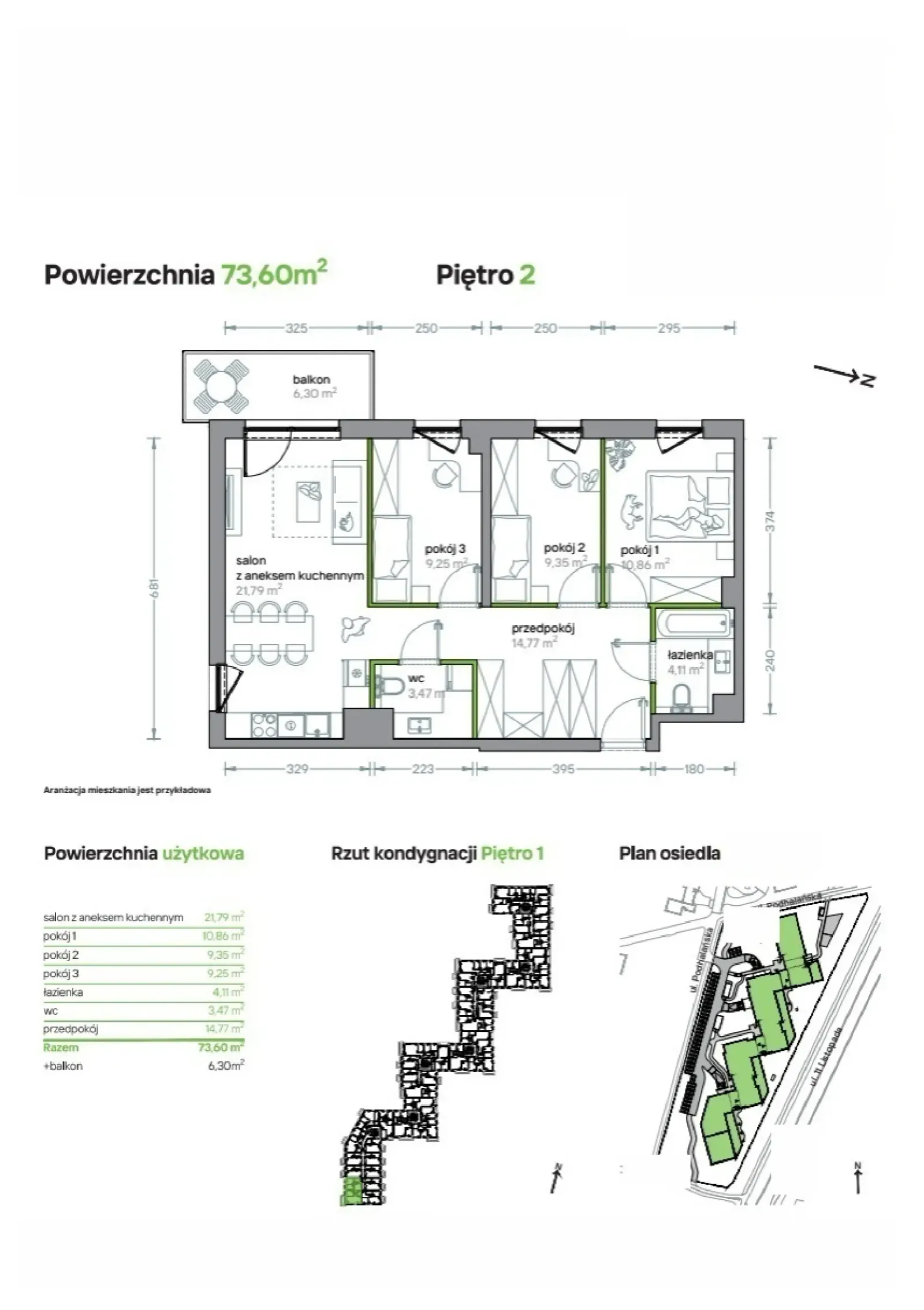 Floor plan: Apartment no. B/KL7/2/08