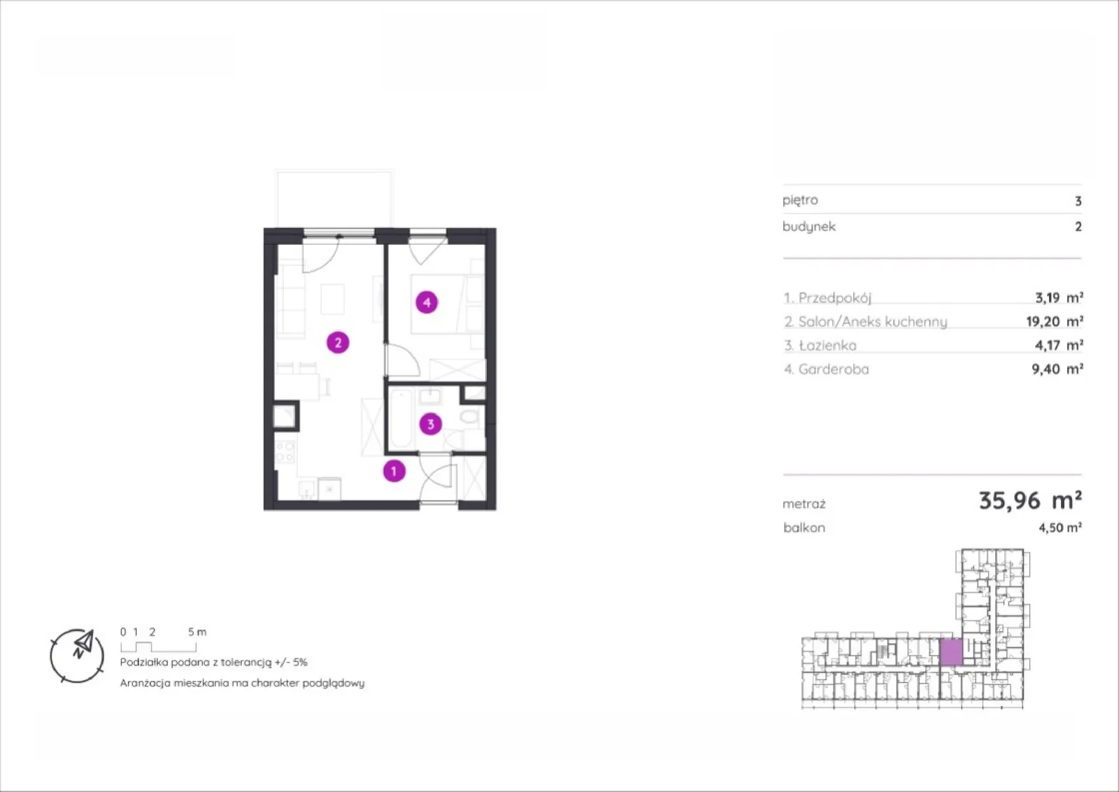 Floor plan: Apartment no. 2.B.3.11