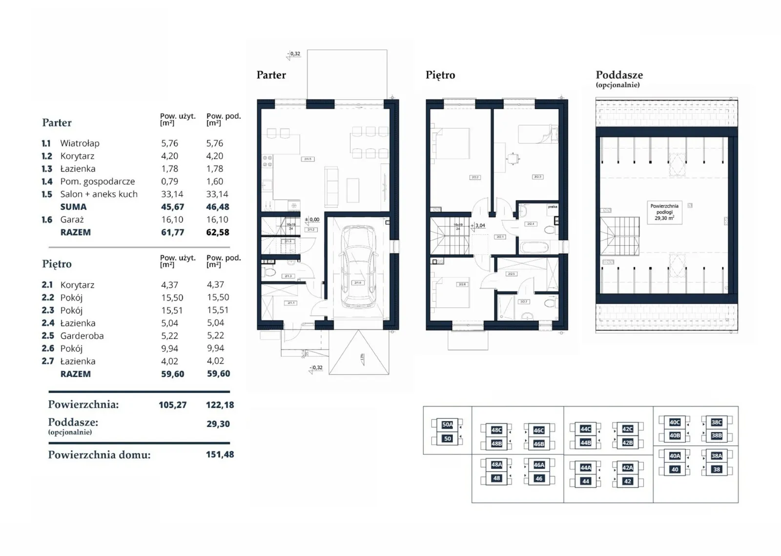 Floor plan: Apartment no. 44A