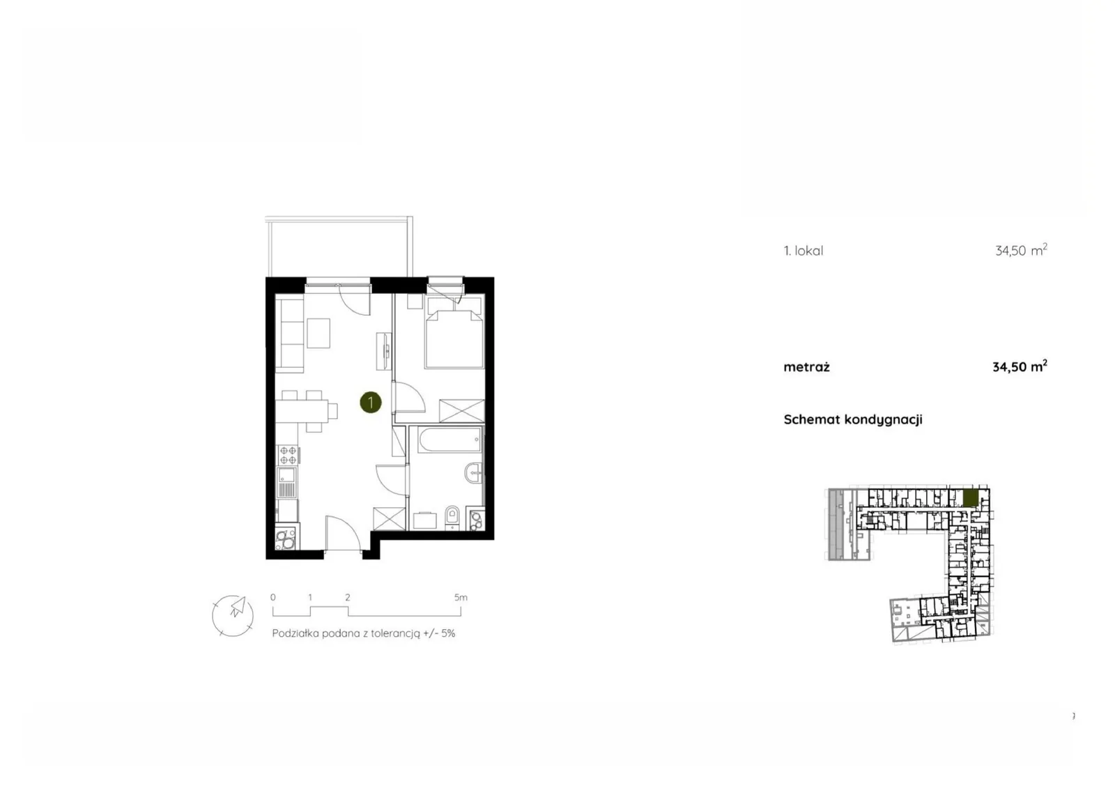 Floor plan: Apartment no. 2.C.10.08