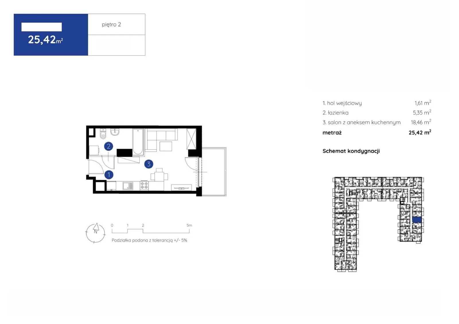 Floor plan: Apartment no. 1.C.2.14