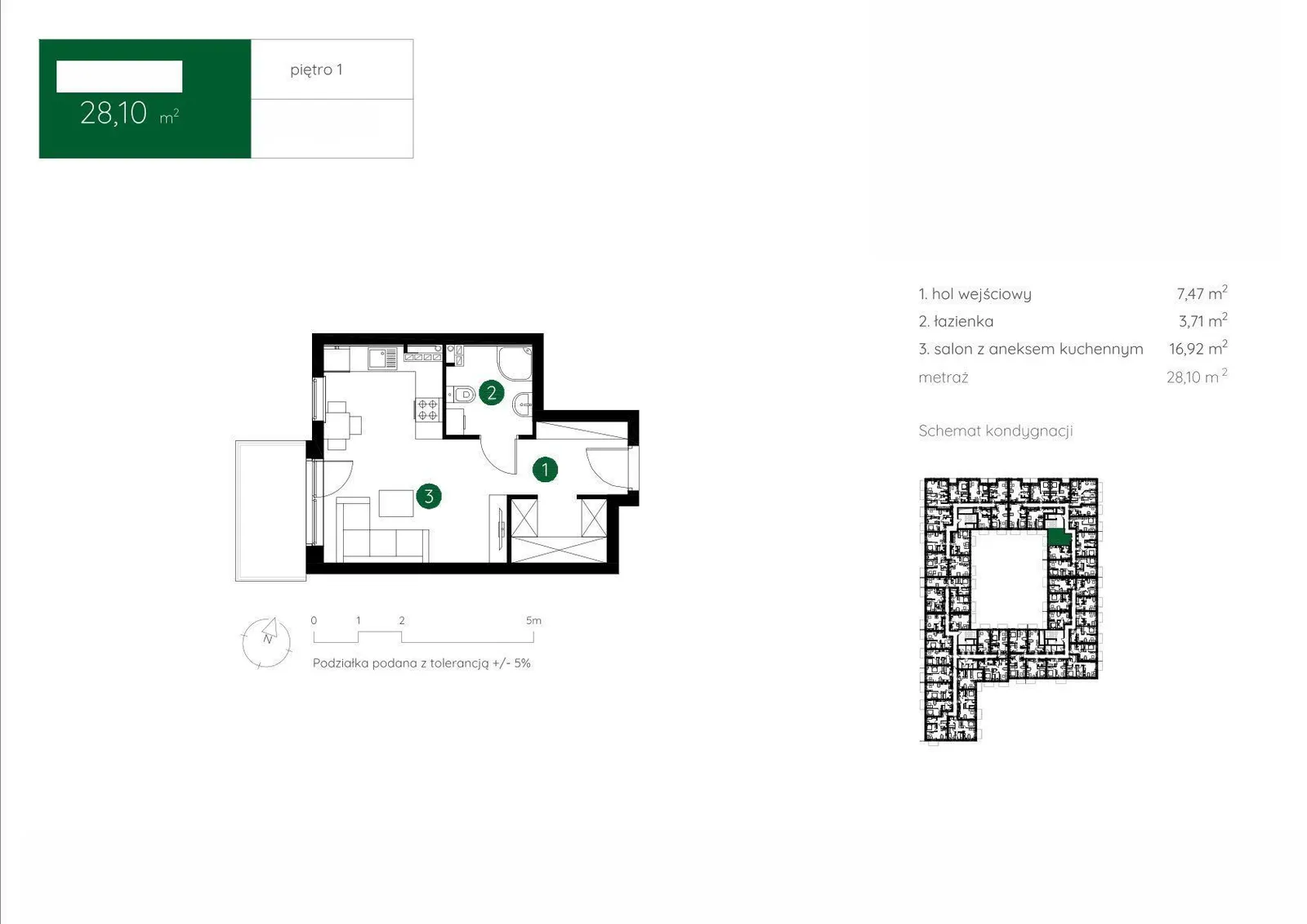 Floor plan: Apartment no. 1.C.1.13