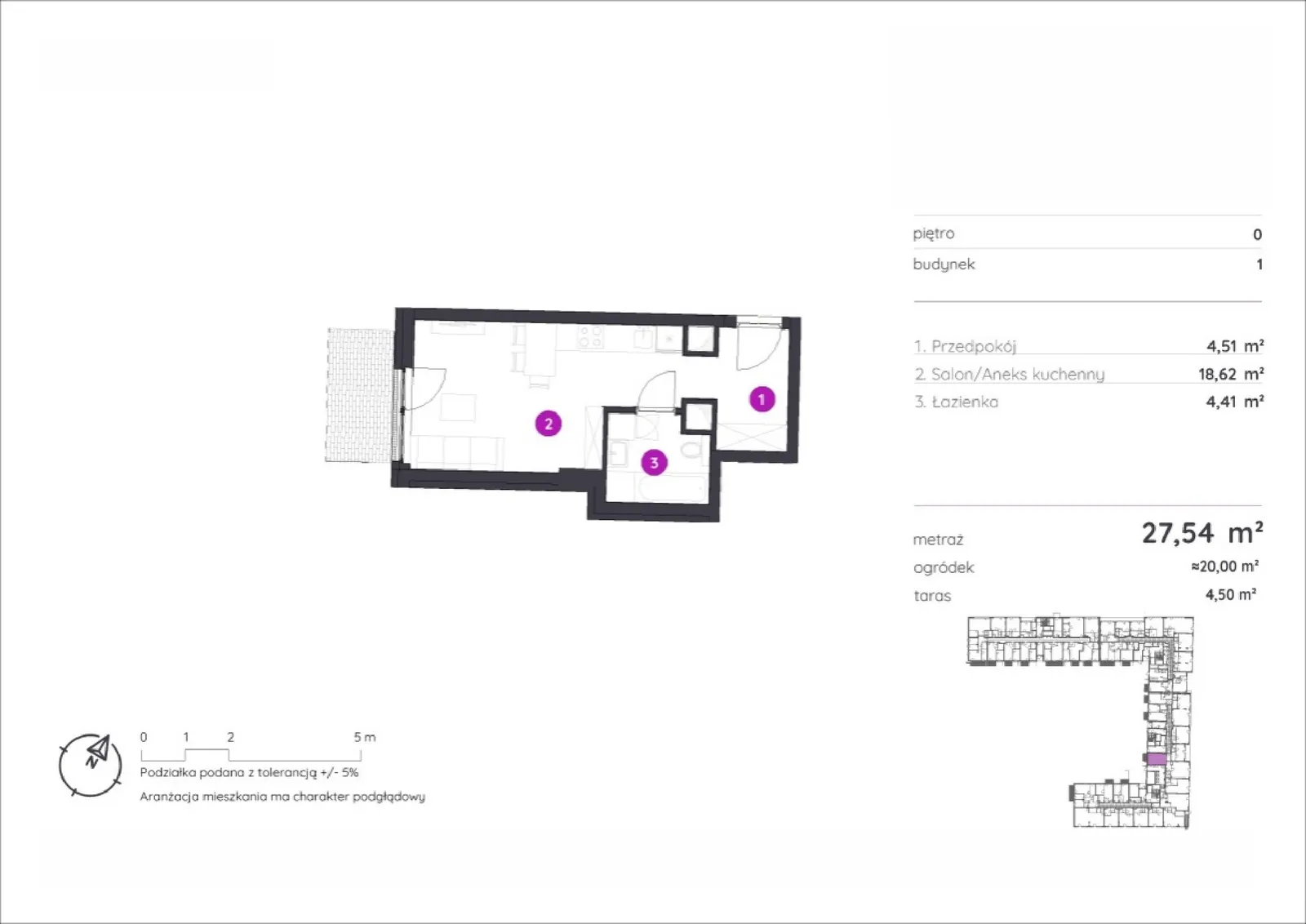 Floor plan: Apartment no. 1.C.0.03
