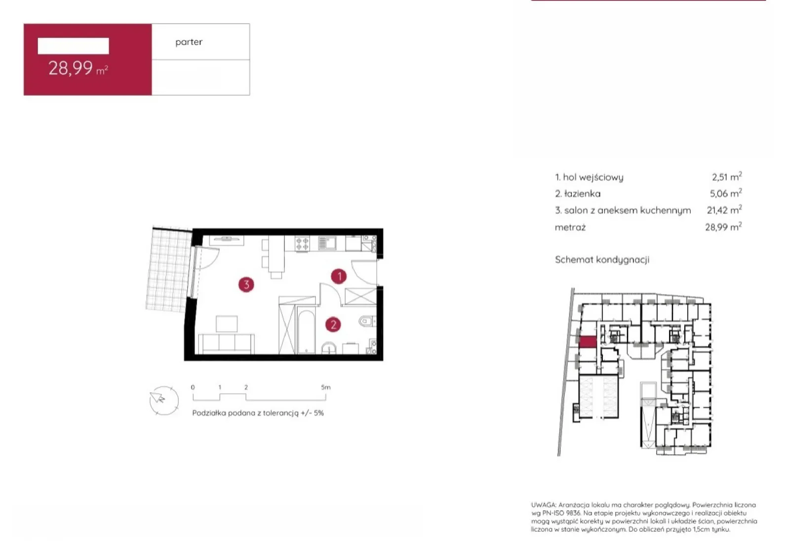 Floor plan: Apartment no. 1.C.0.04