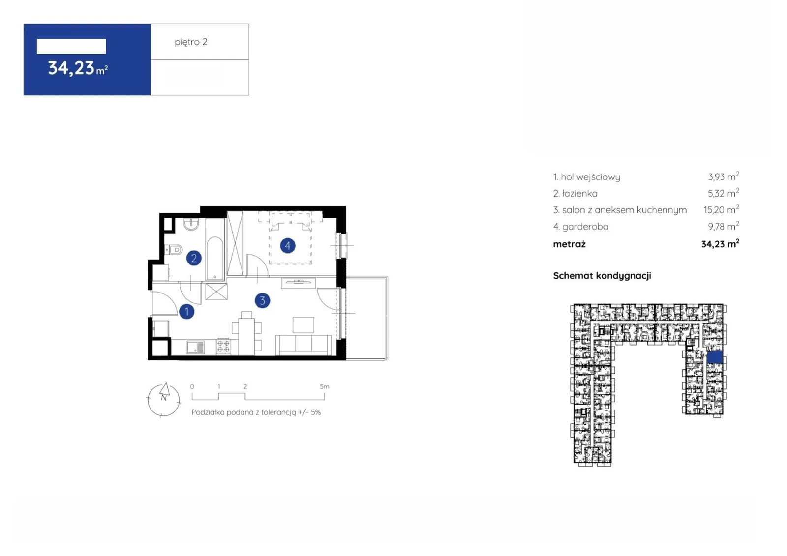 Floor plan: Apartment no. 1.C.2.12