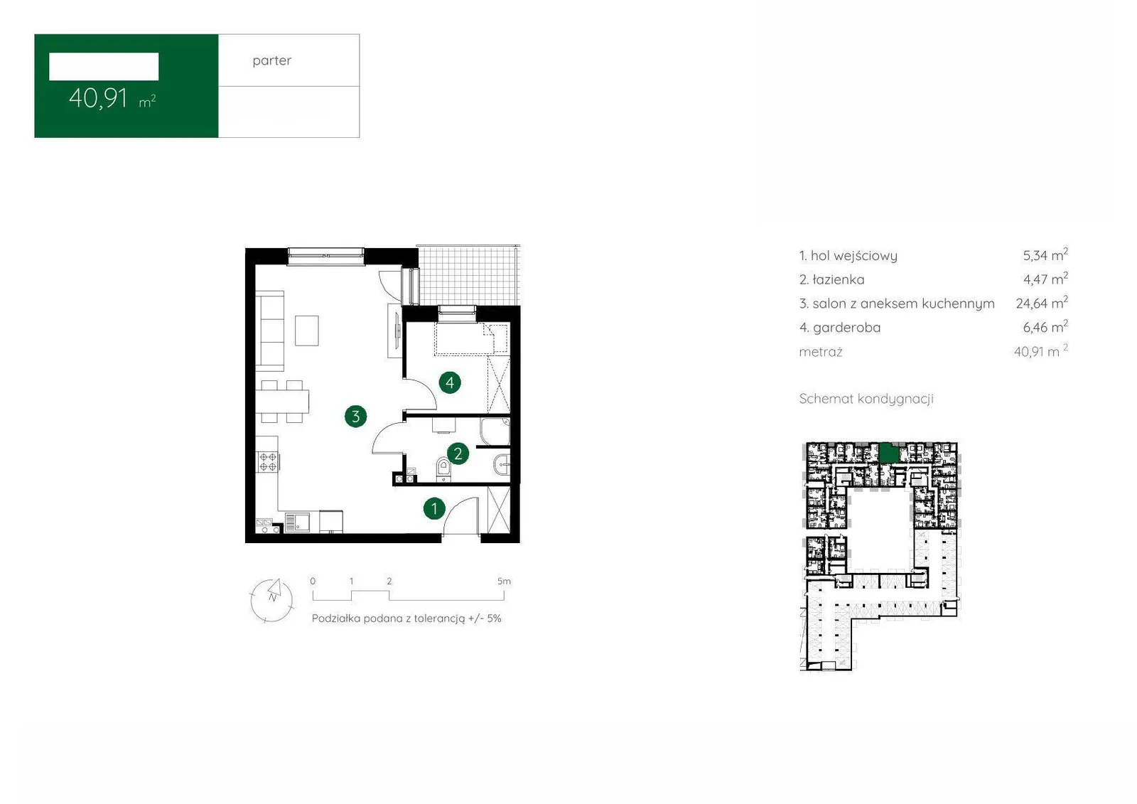 Floor plan: Apartment no. 1.C.0.02