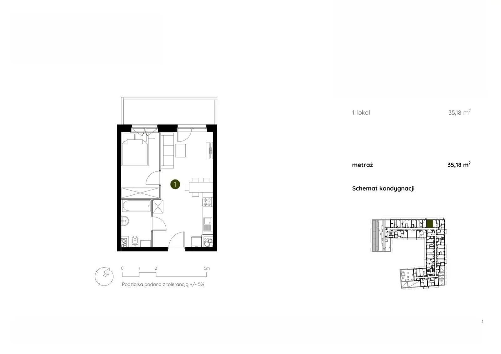 Floor plan: Apartment no. 2.C.10.07