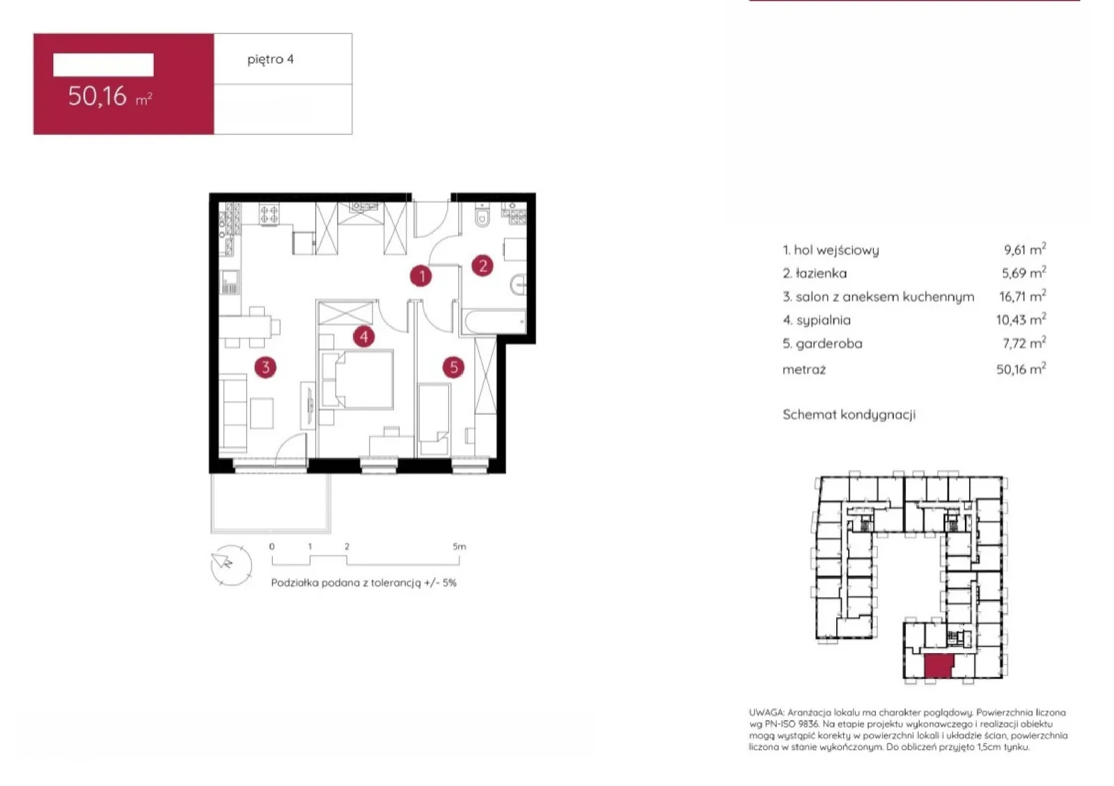 Floor plan: Apartment no. 1.A.4.09