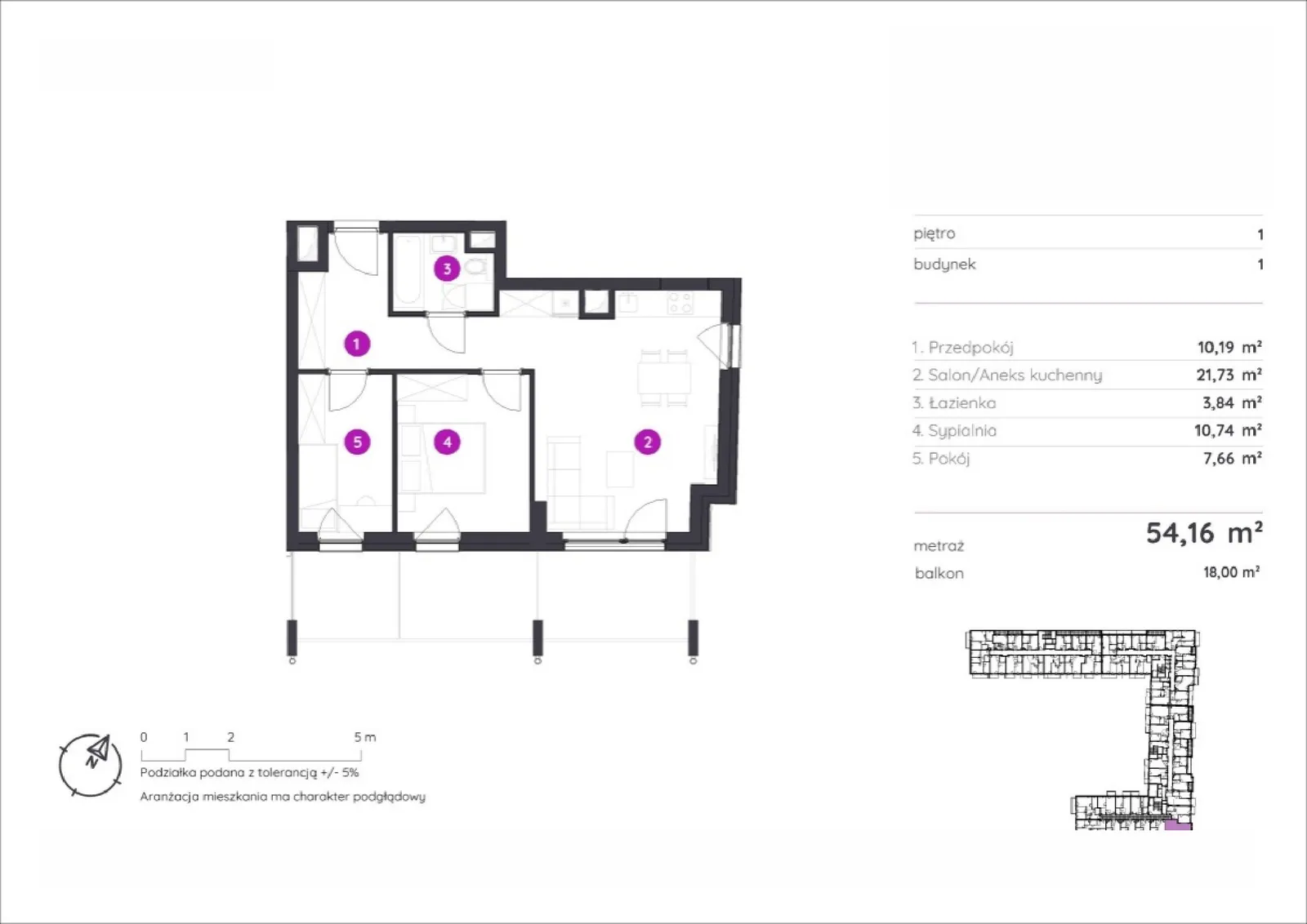 Floor plan: Apartment no. 1.D.1.02